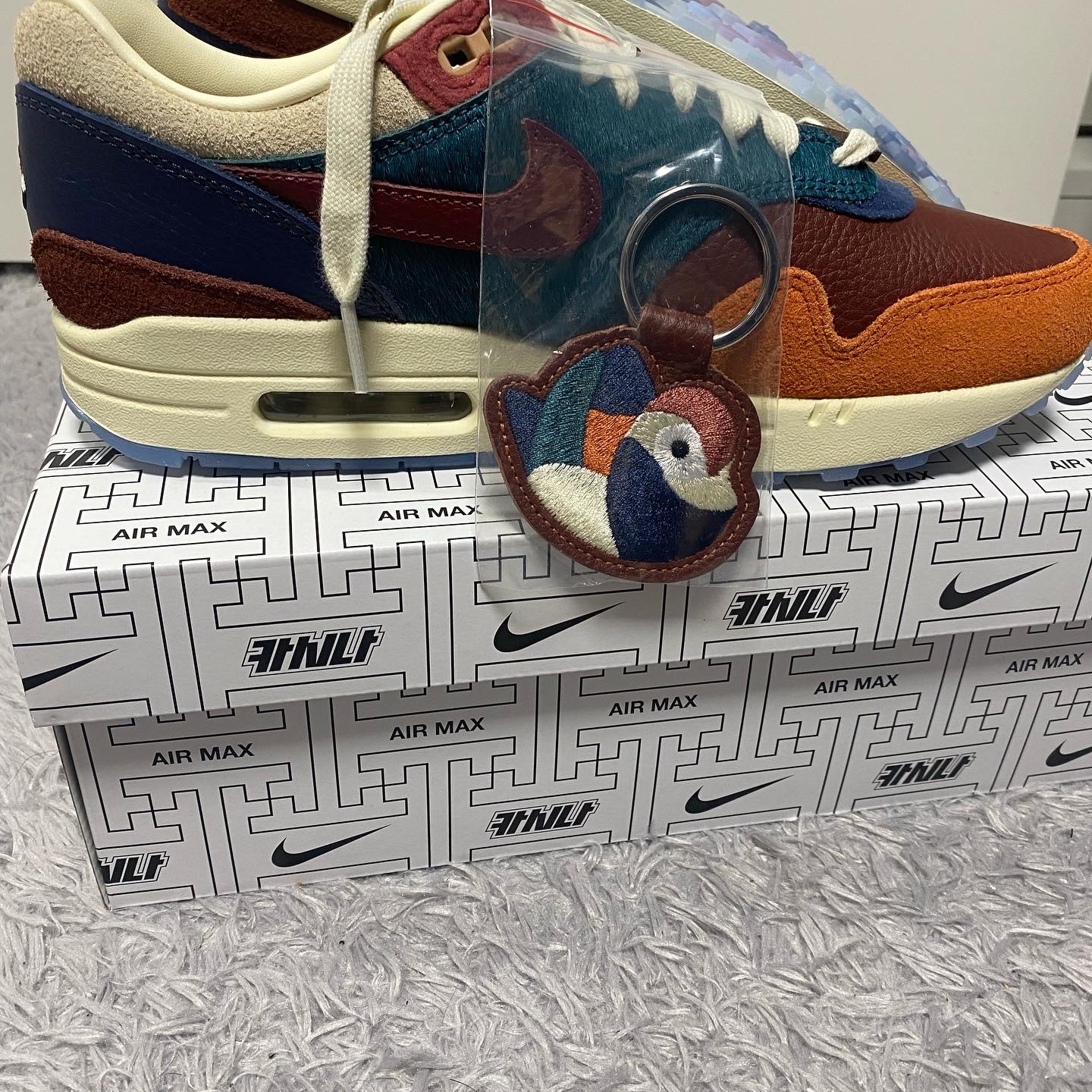 Nike x Kasina Air Max 1 SP Won-Ang Orange 착용 스타일 - 2