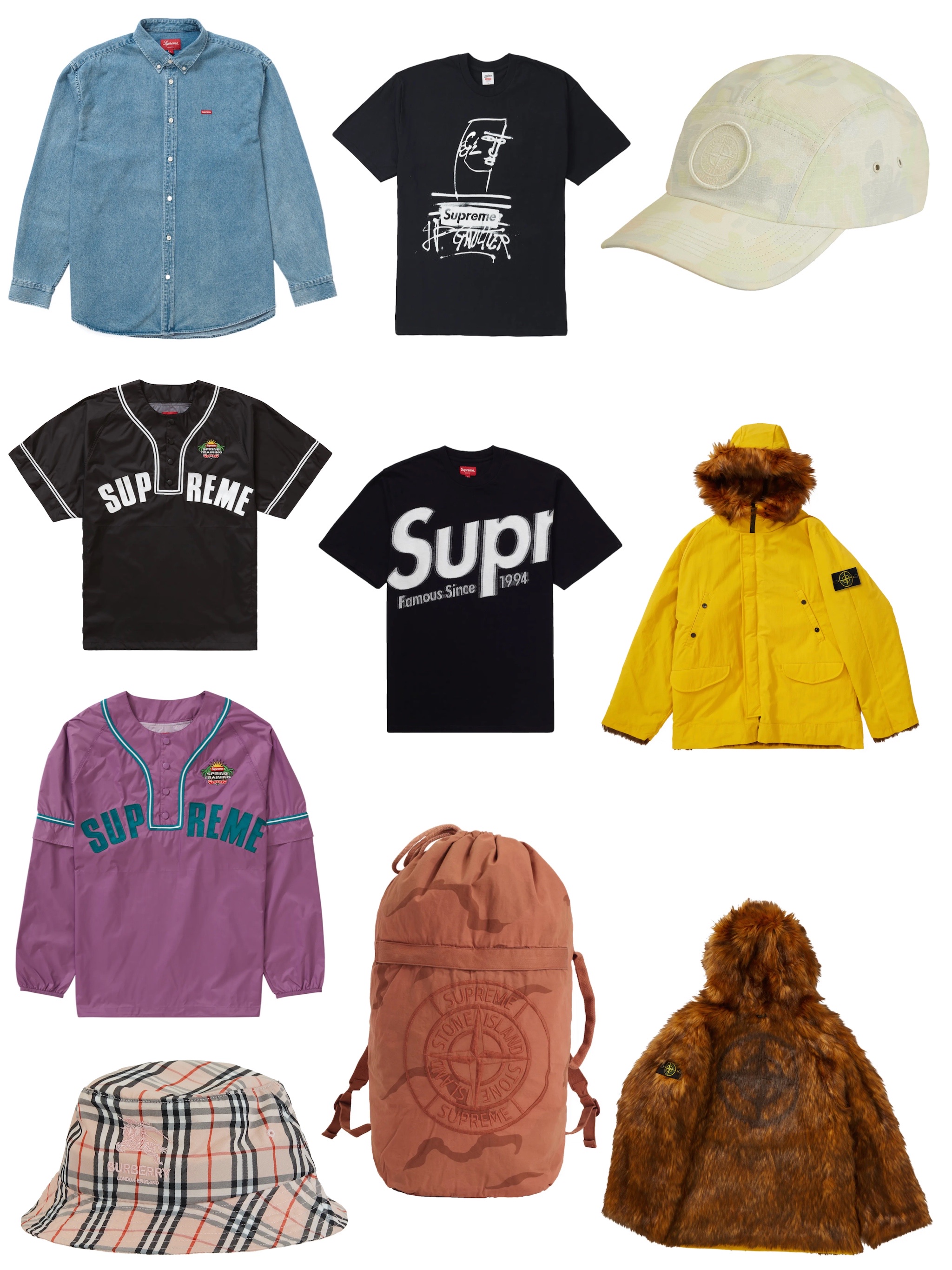 Supreme x The North Face Bandana Hooded Sweatshirt White - 22SS, Supreme x The North Face Bandana Sweatpants White - 22SS 착용 스타일 - 3
