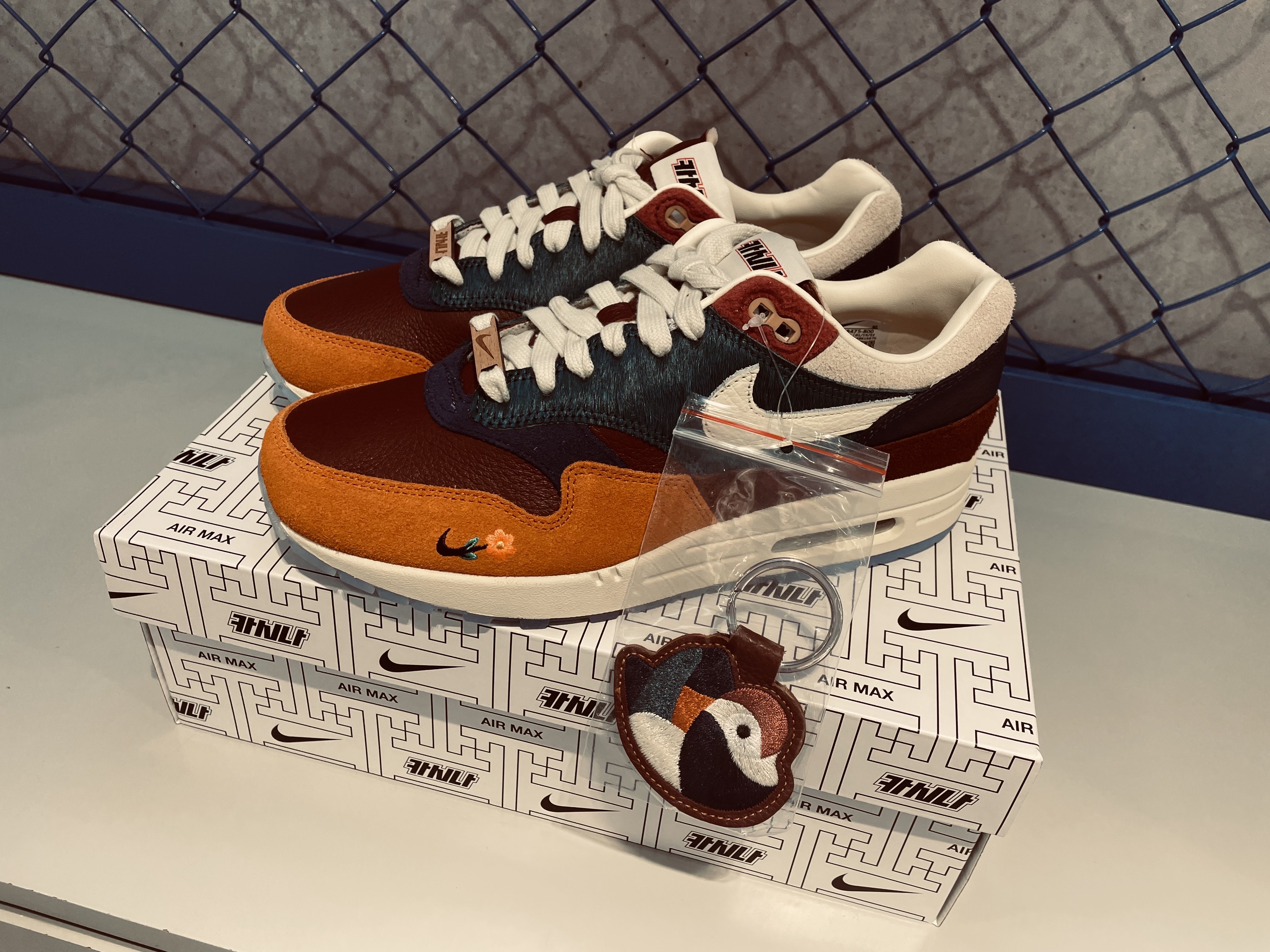 Nike x Kasina Air Max 1 SP Won-Ang Orange 착용 스타일