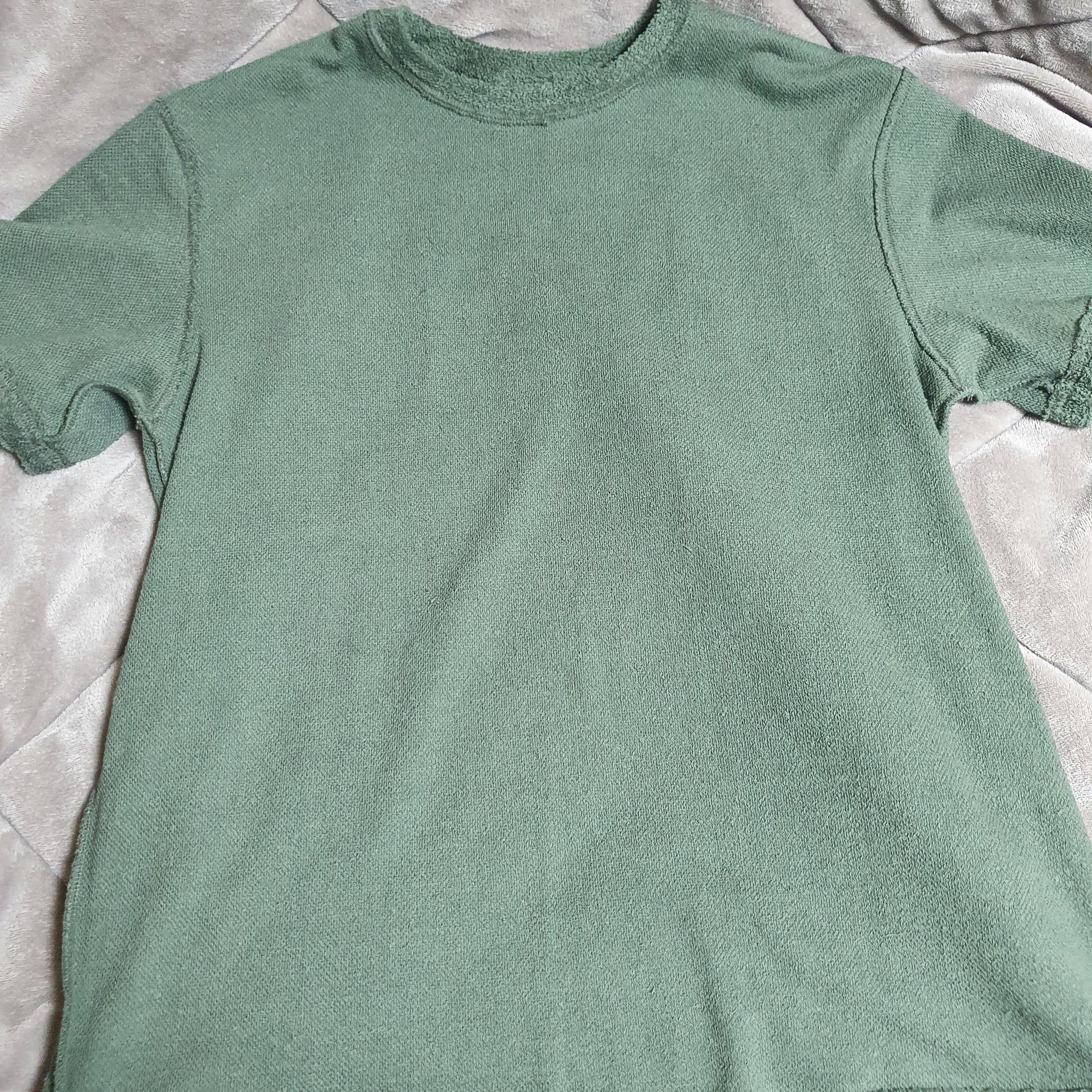 IAB Studio Towel T-Shirt Deep Green 착용 스타일 - 2