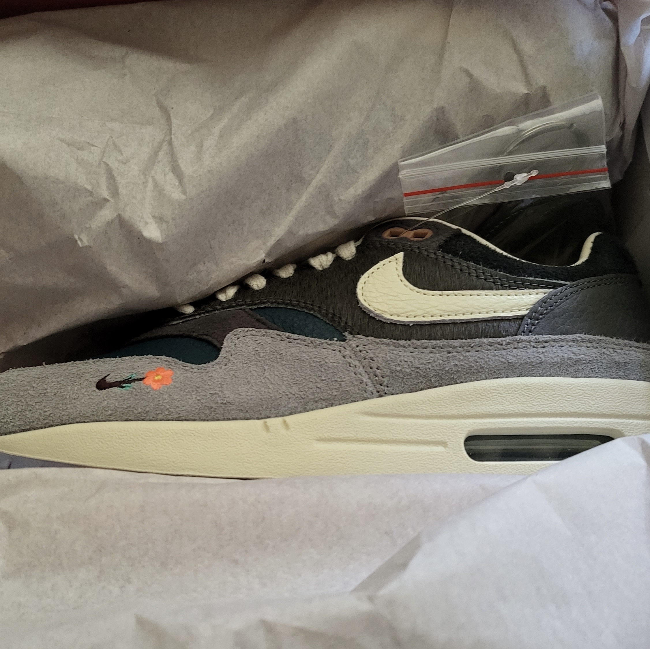 Nike x Kasina Air Max 1 SP Won-Ang Particle Grey, Nike x Kasina Air Max 1 SP Won-Ang Particle Grey (With Special Gift) 착용 스타일