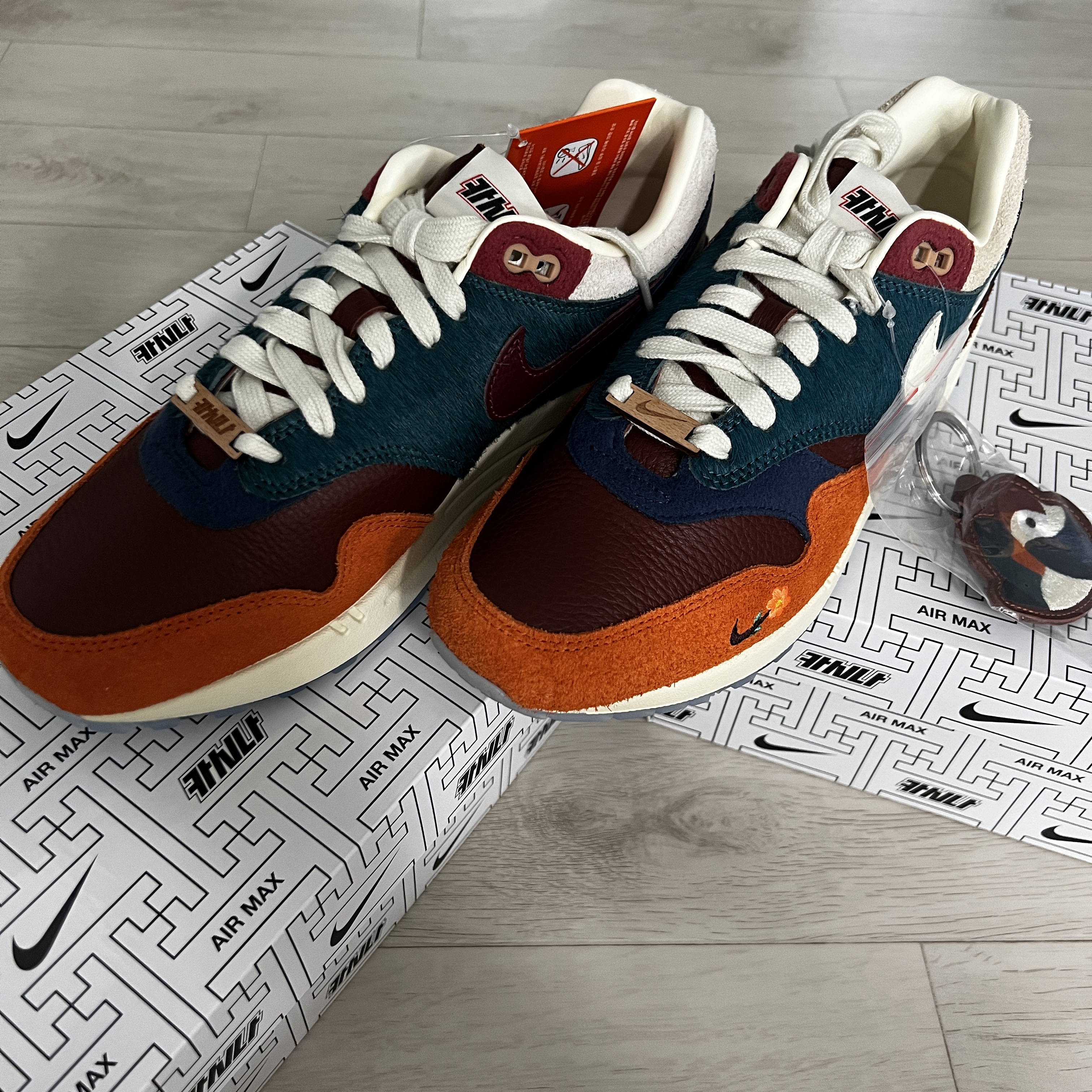 Nike x Kasina Air Max 1 SP Won-Ang Orange 착용 스타일 - 2