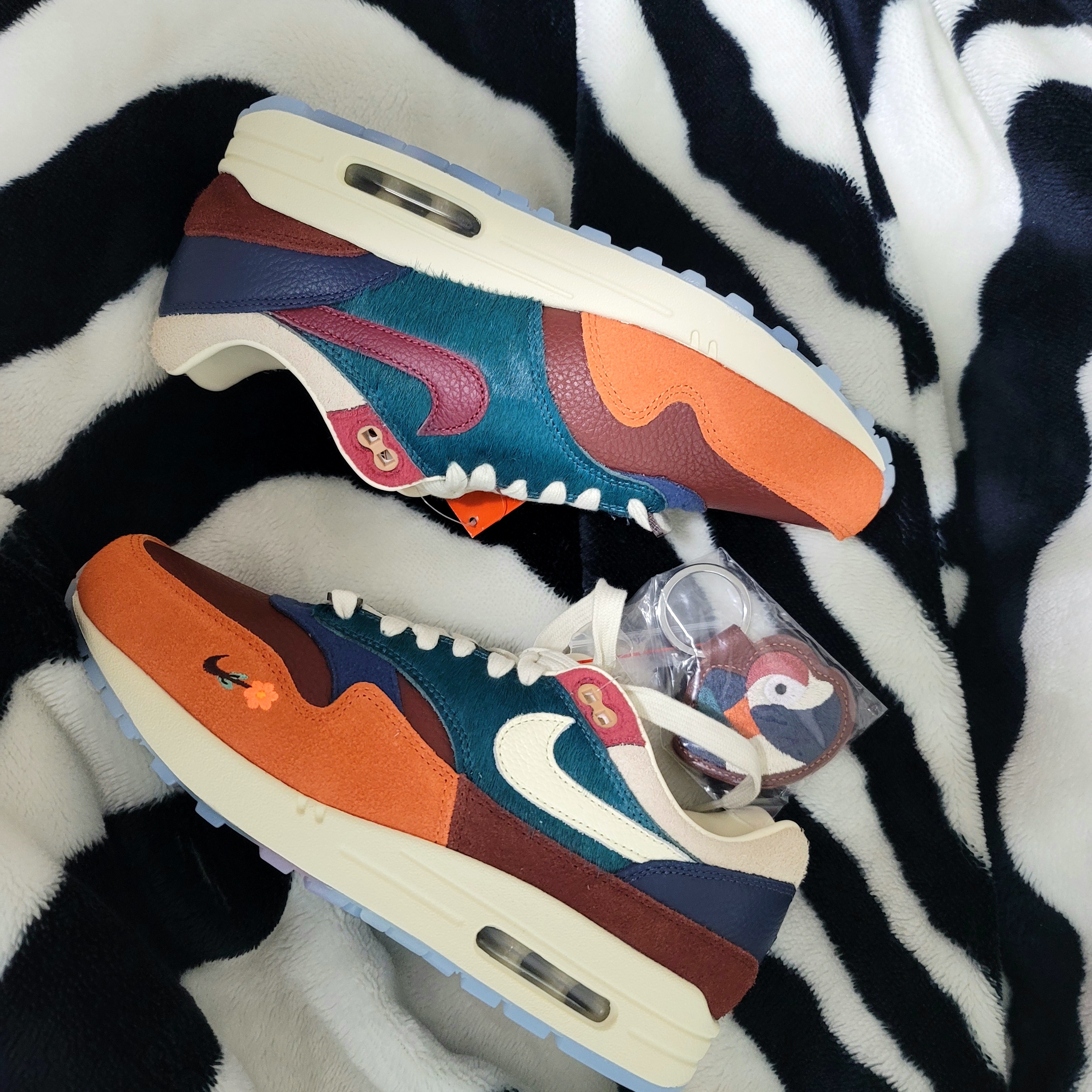 Nike x Kasina Air Max 1 SP Won-Ang Orange 착용 스타일 - 2