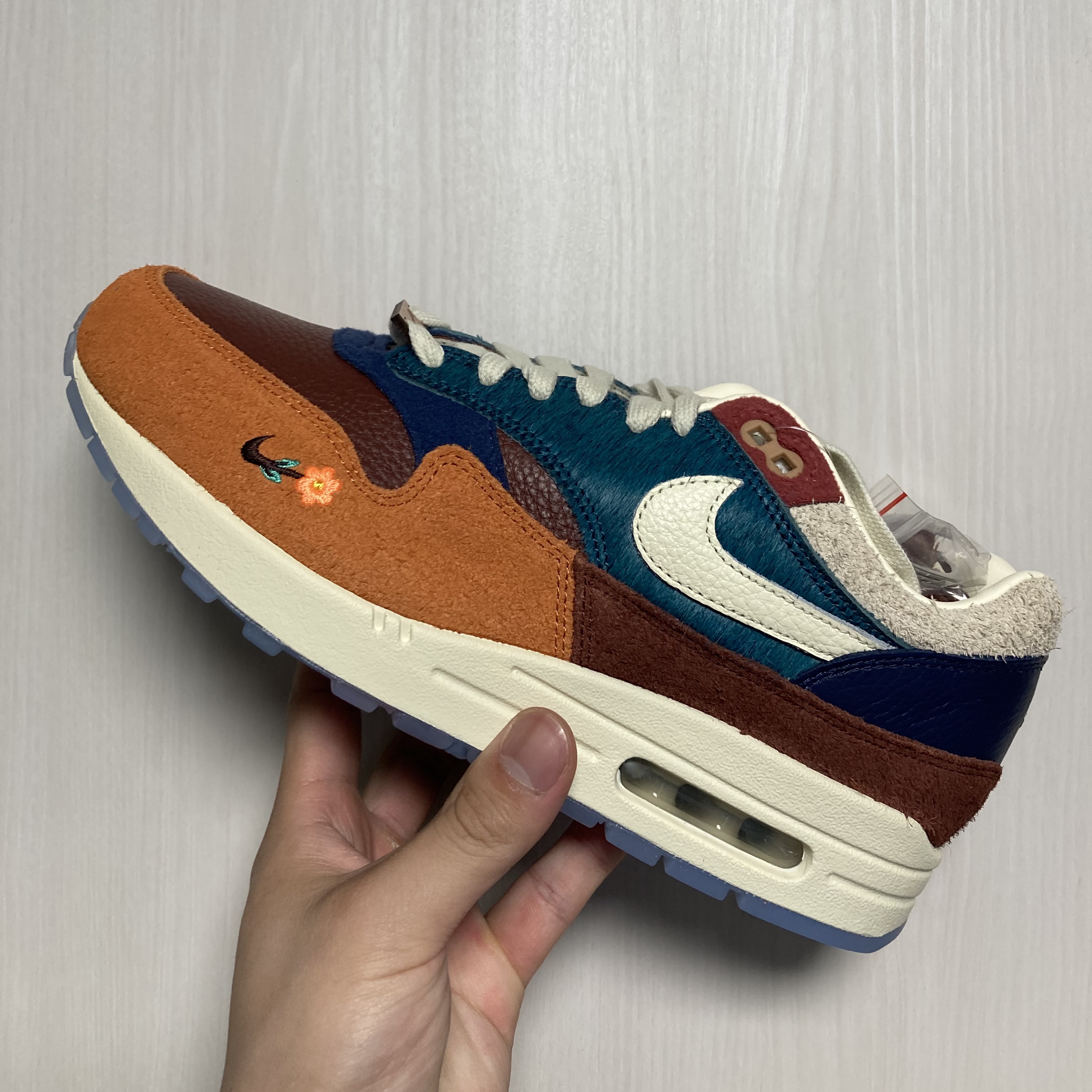 Nike x Kasina Air Max 1 SP Won-Ang Orange 착용 스타일