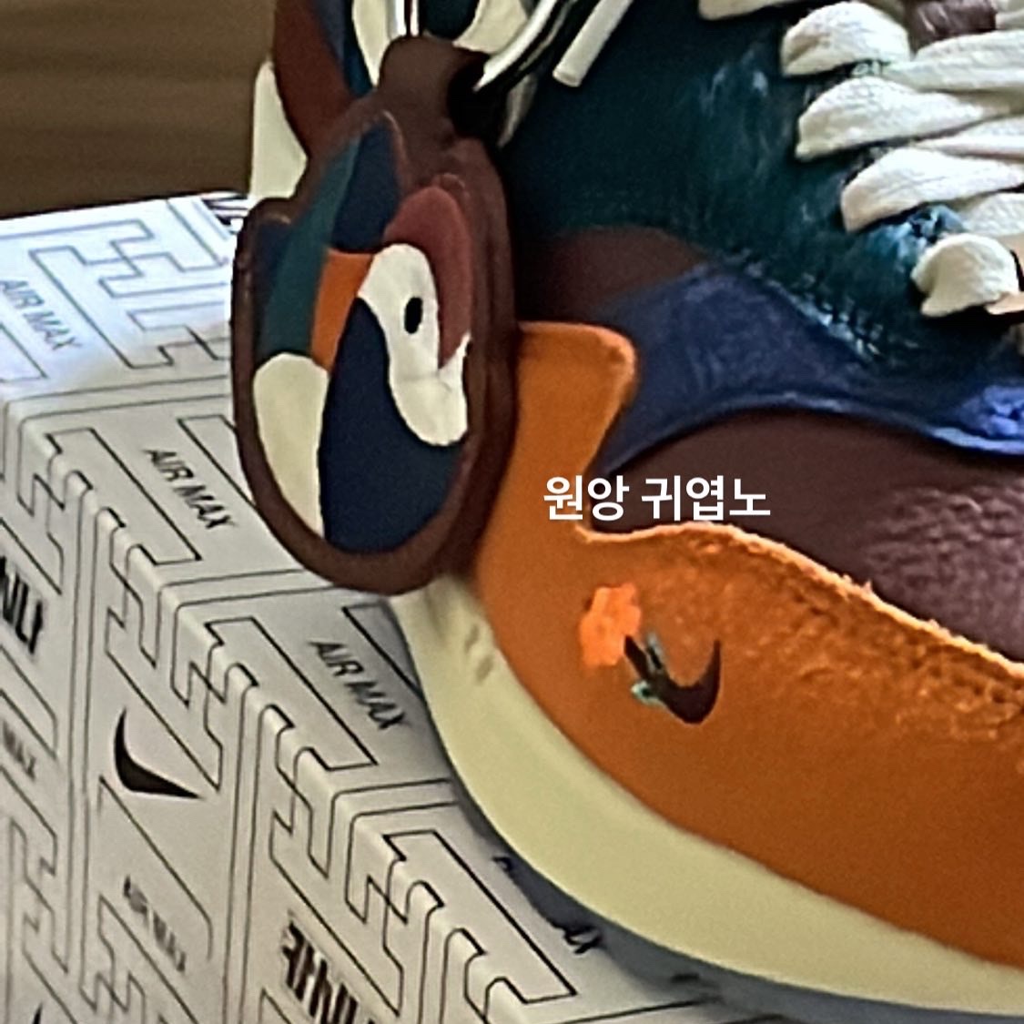 Nike x Kasina Air Max 1 SP Won-Ang Orange 착용 스타일