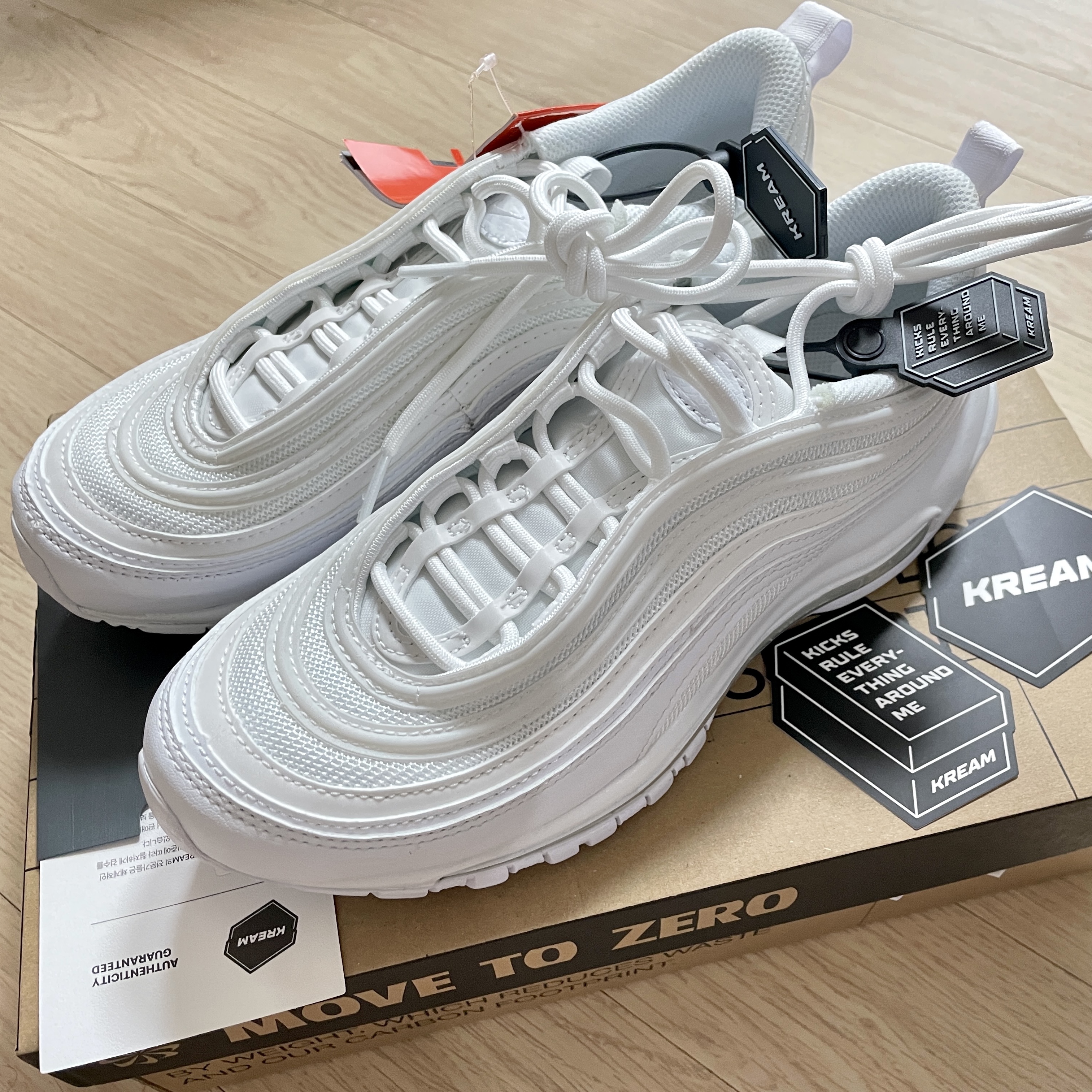 (W) Nike Air Max 97 Next Nature White 착용 스타일