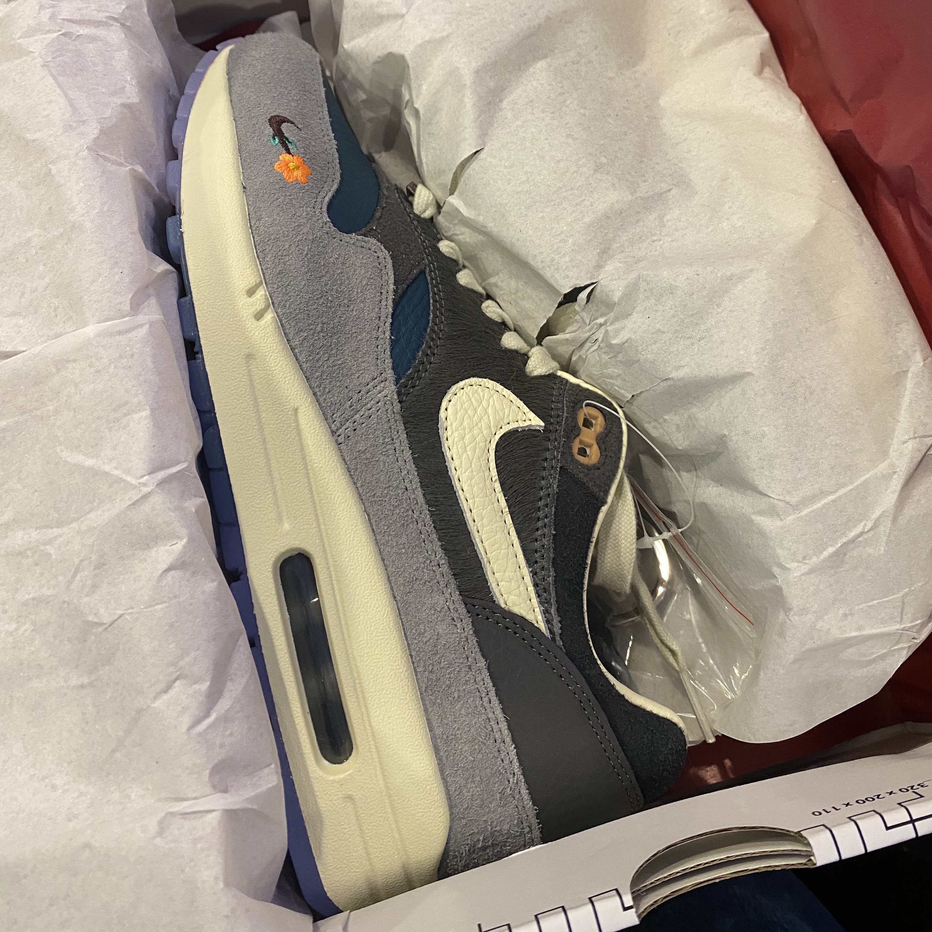 Nike x Kasina Air Max 1 SP Won-Ang Particle Grey 착용 스타일