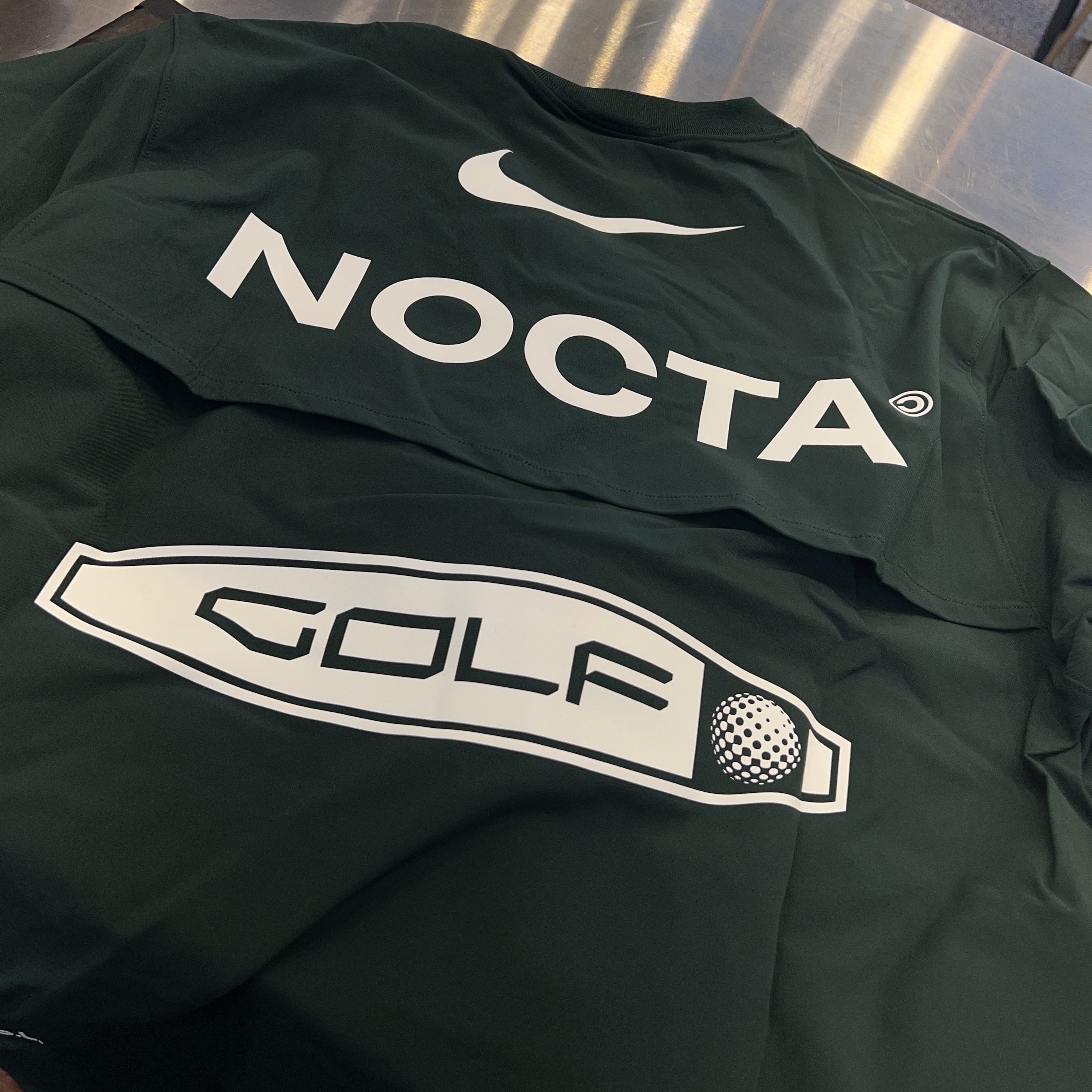 Nike x Drake Nocta Golf Crewneck Top Green - Asia 착용 스타일