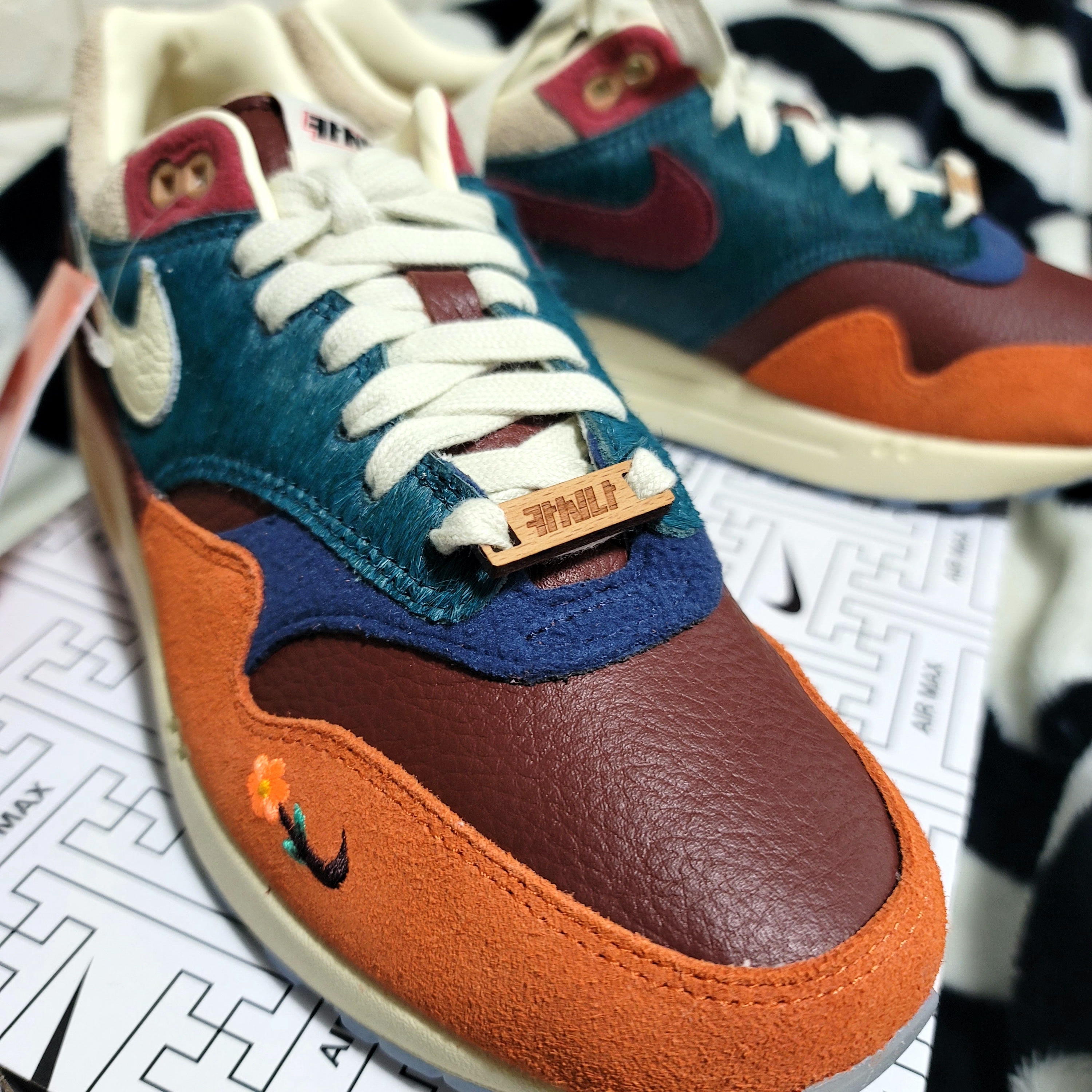 Nike x Kasina Air Max 1 SP Won-Ang Orange 착용 스타일 - 1