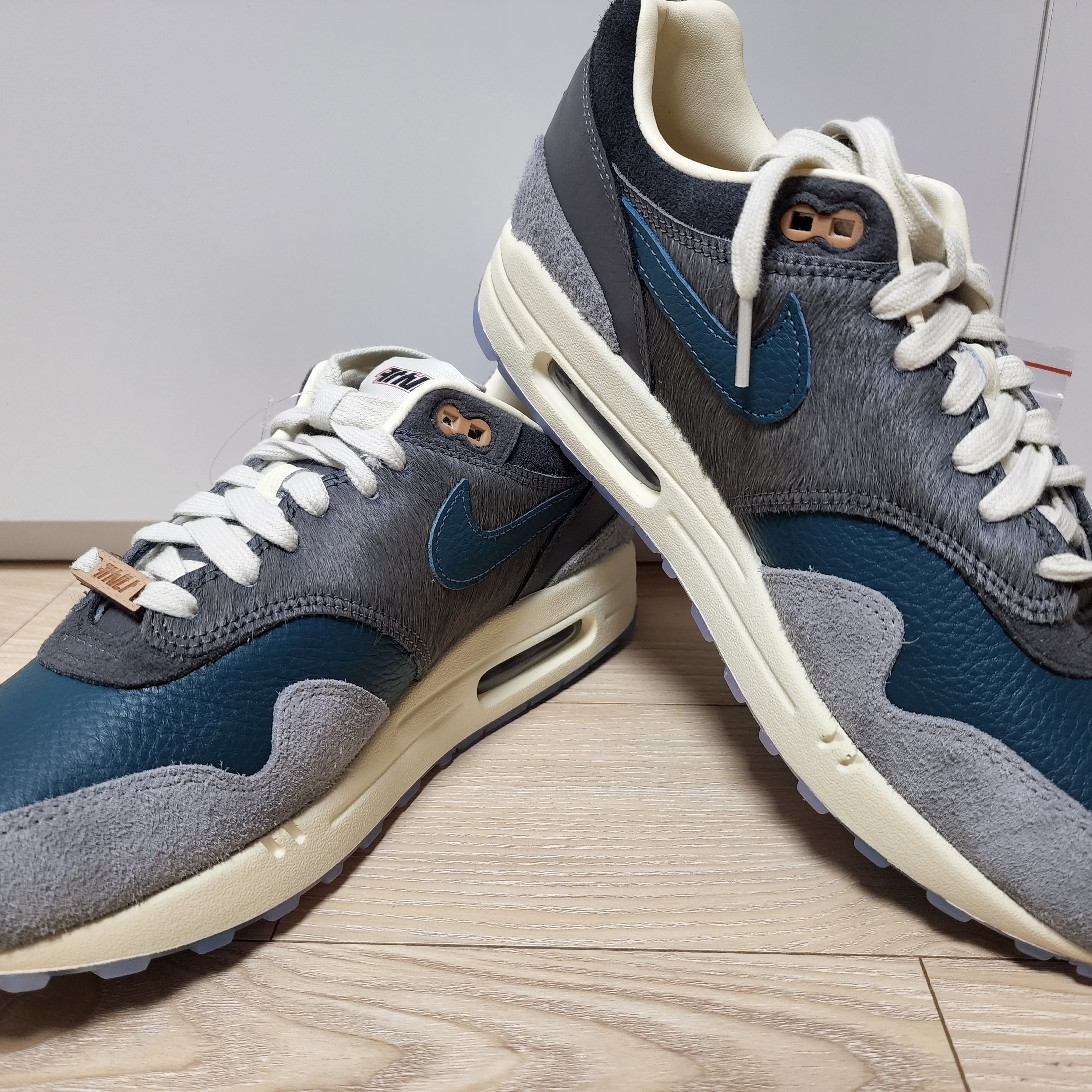 Nike x Kasina Air Max 1 SP Won-Ang Particle Grey 착용 스타일 - 2