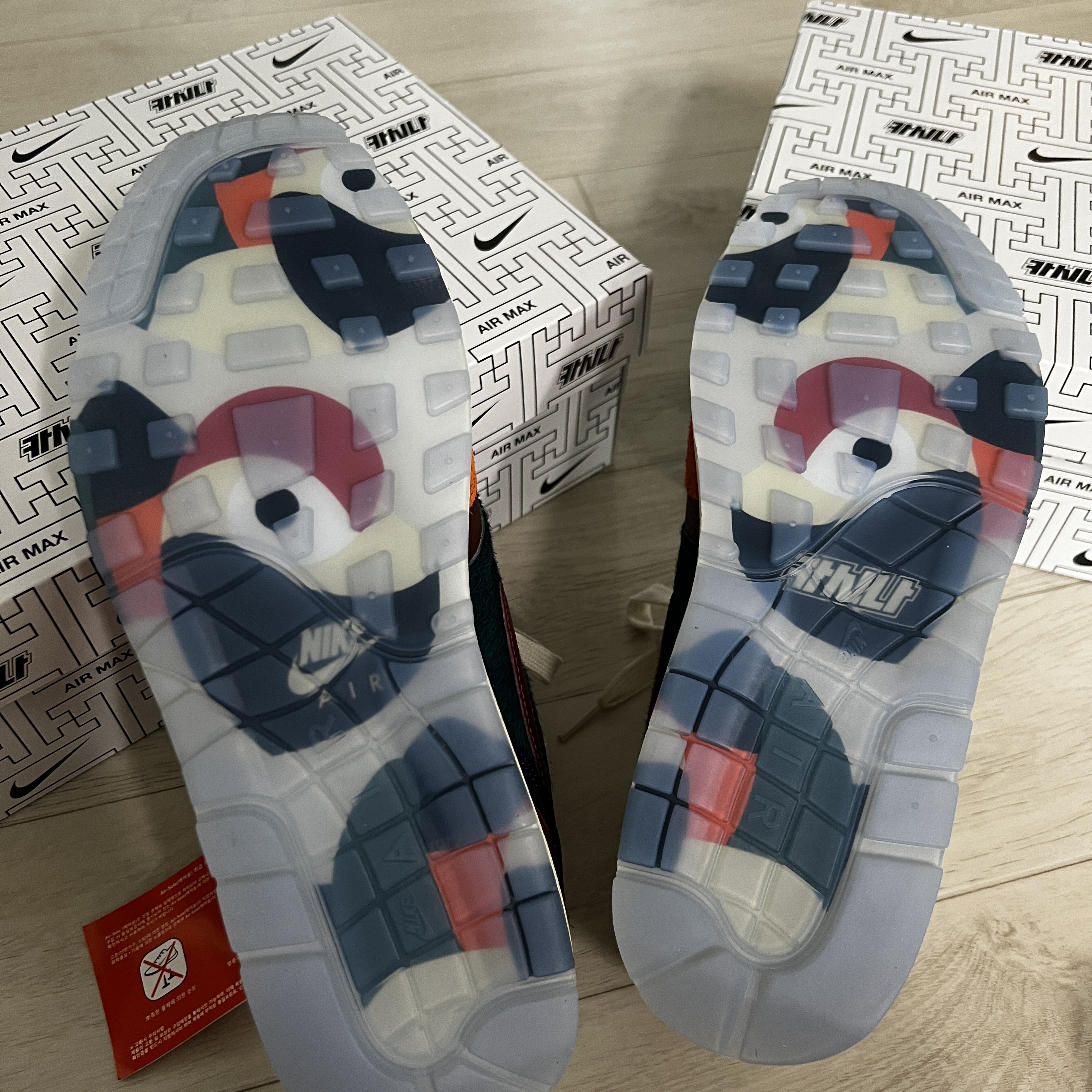 Nike x Kasina Air Max 1 SP Won-Ang Orange 착용 스타일 - 3