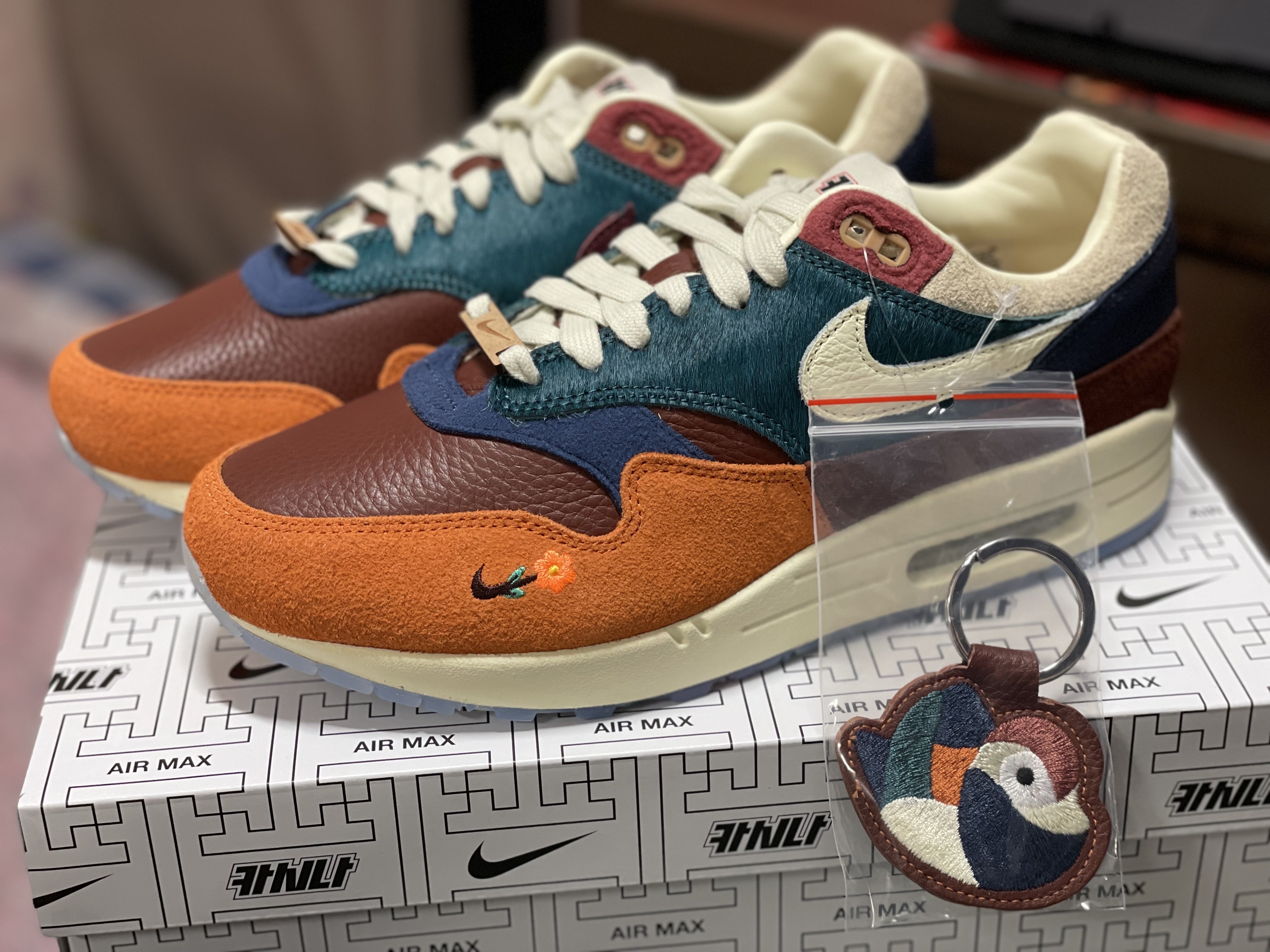 Nike x Kasina Air Max 1 SP Won-Ang Orange 착용 스타일