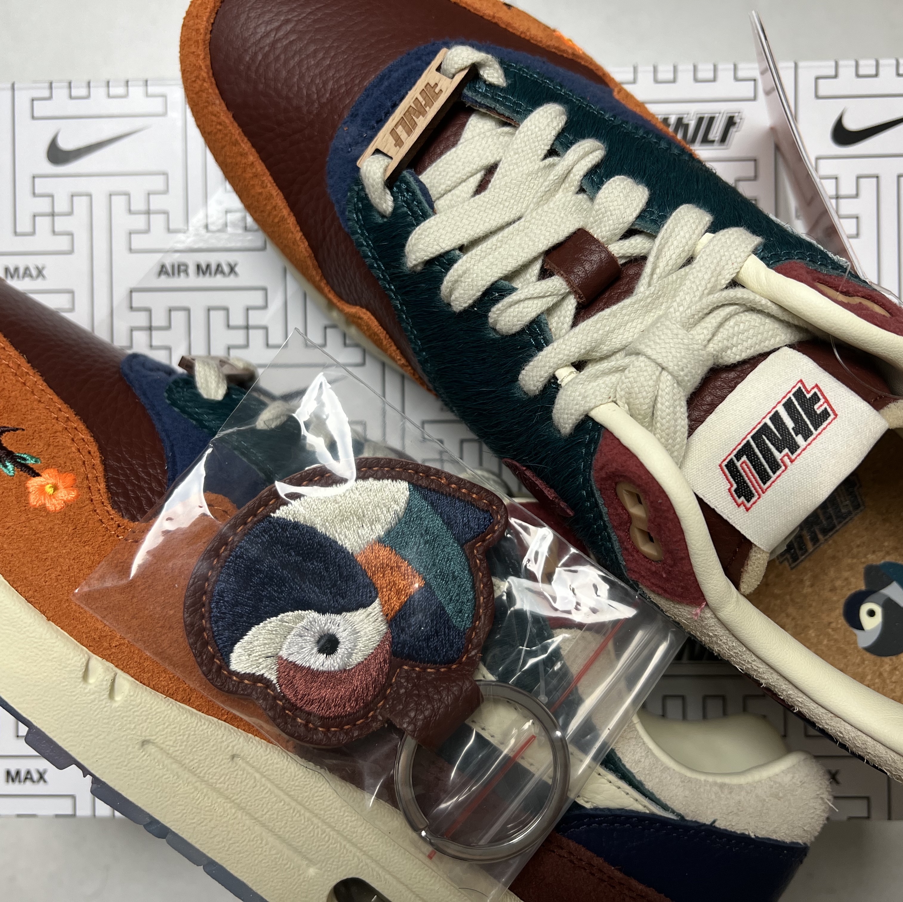 Nike x Kasina Air Max 1 SP Won-Ang Orange 착용 스타일