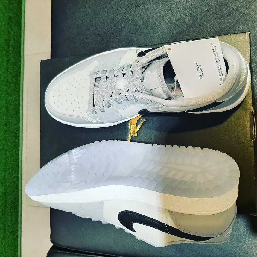 Jordan 1 Low Golf Wolf Grey 착용 스타일 - 4