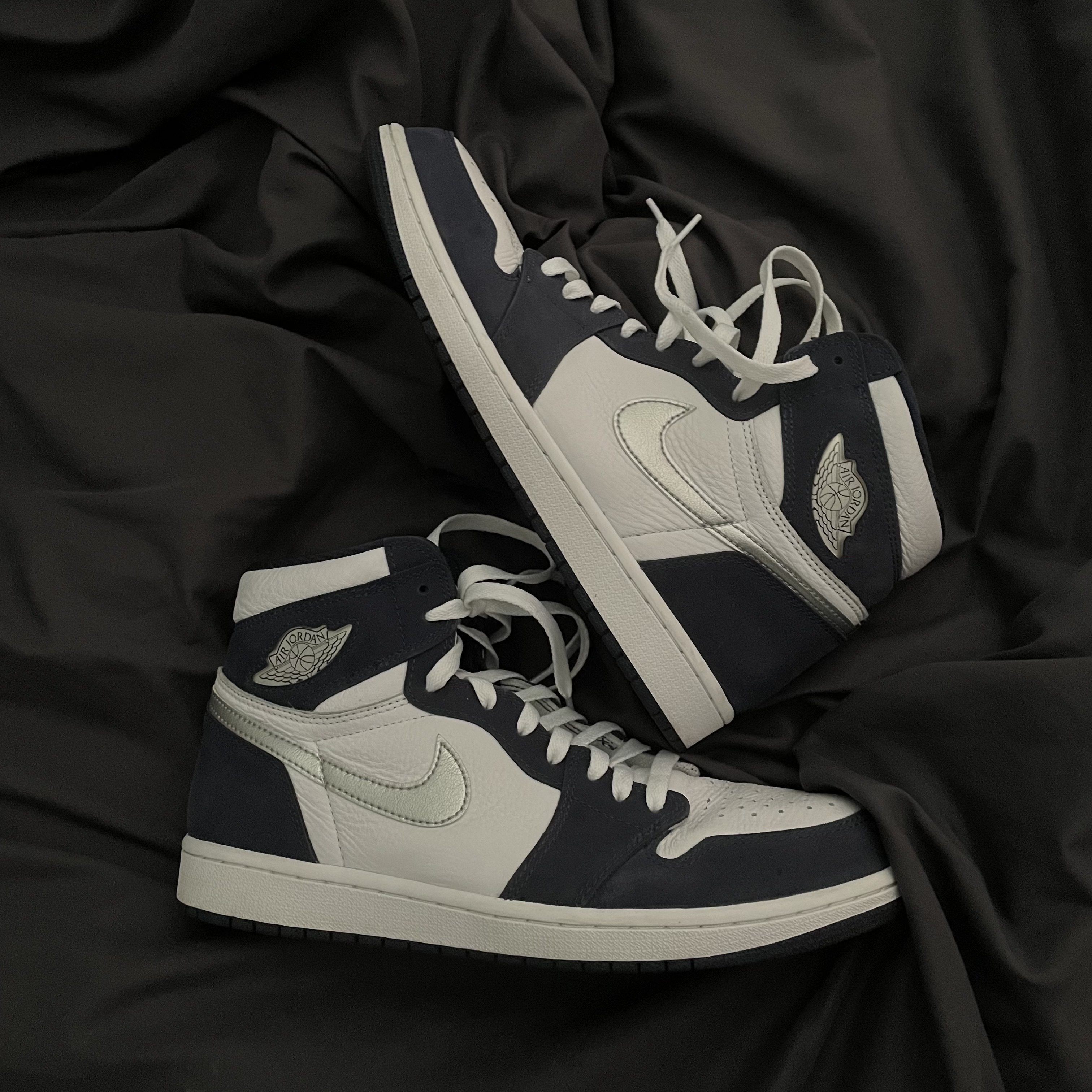 Jordan 1 Retro High OG CO.JP Midnight Navy 착용 스타일