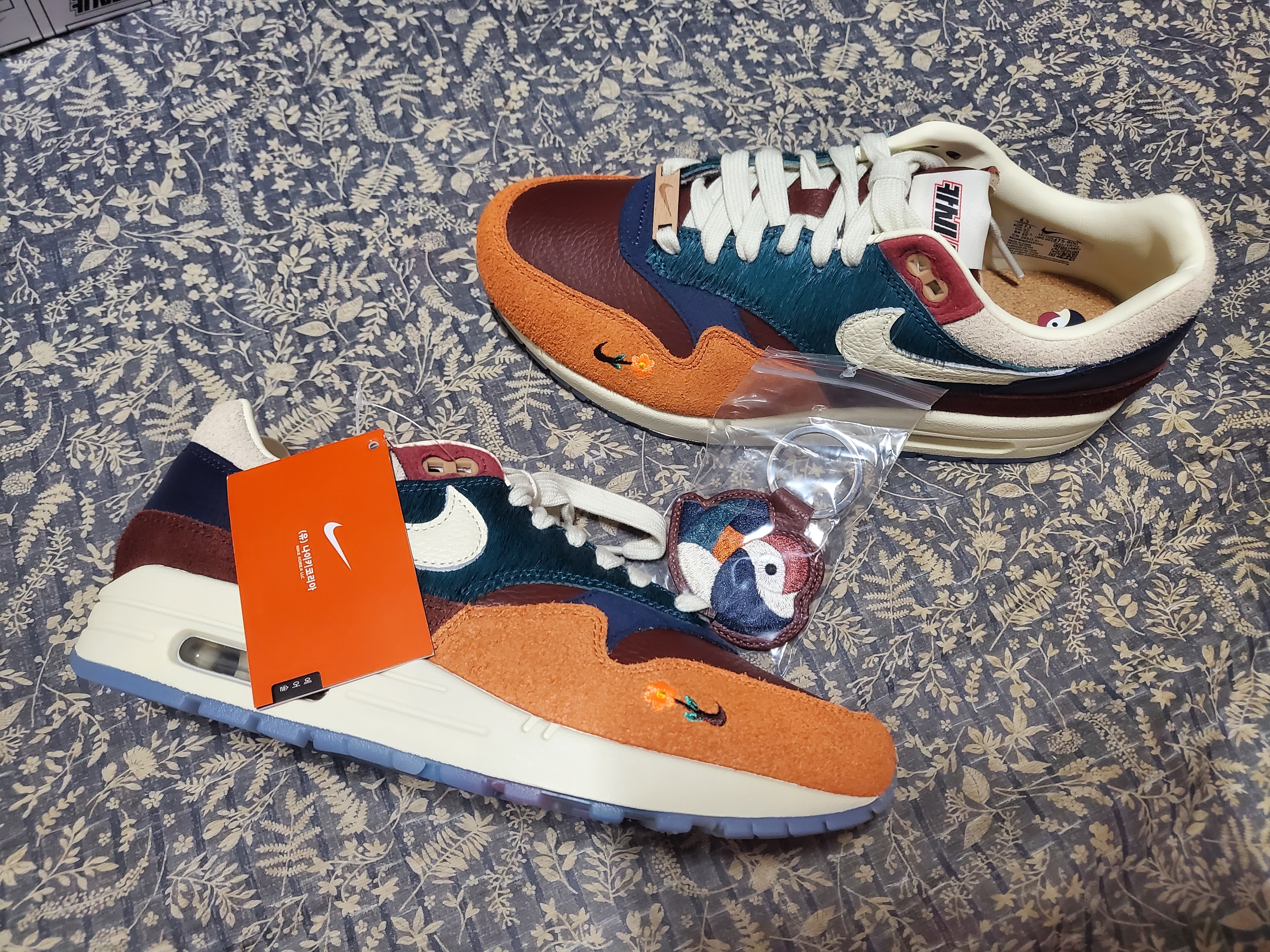 Nike x Kasina Air Max 1 SP Won-Ang Orange 착용 스타일 - 3