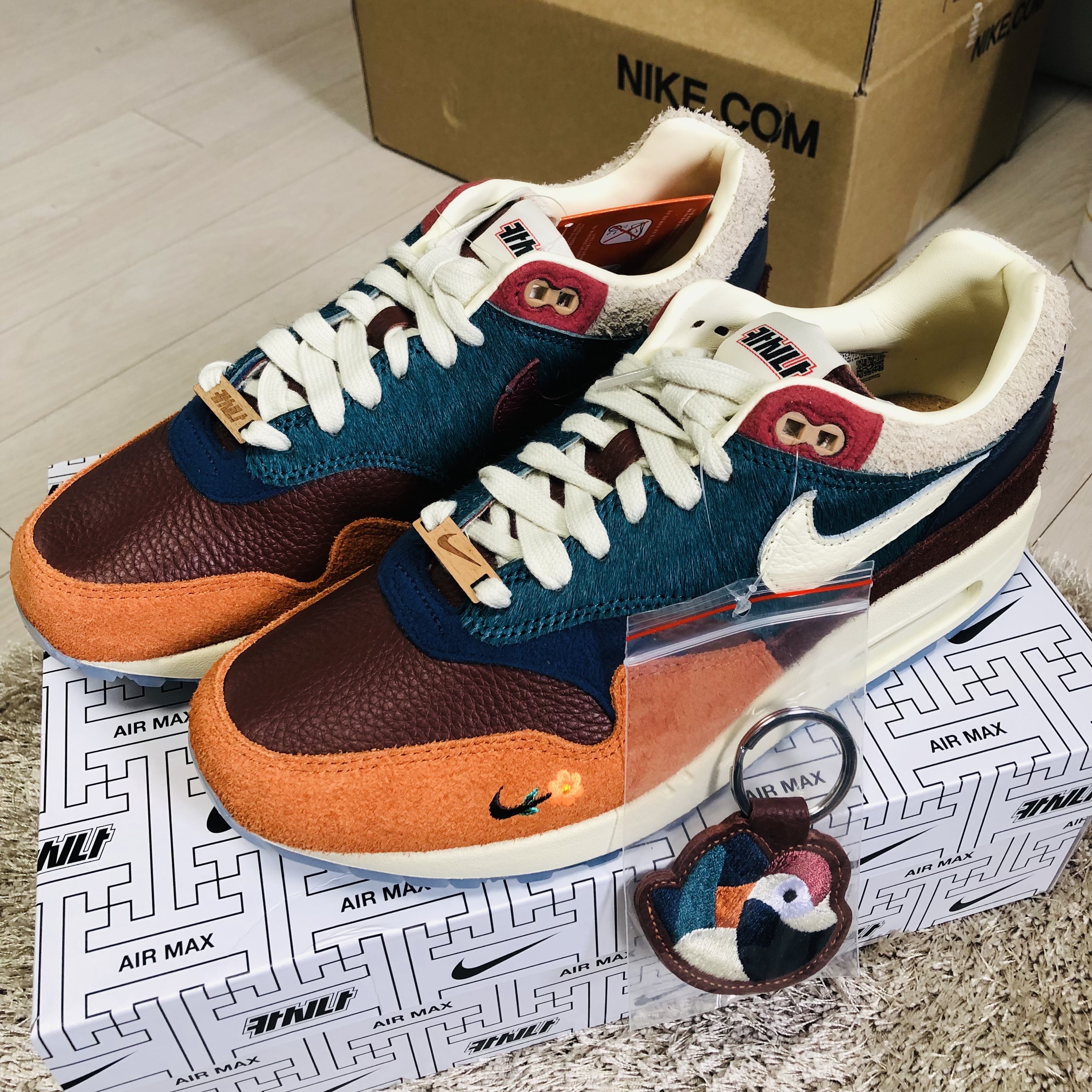 Nike x Kasina Air Max 1 SP Won-Ang Orange 착용 스타일