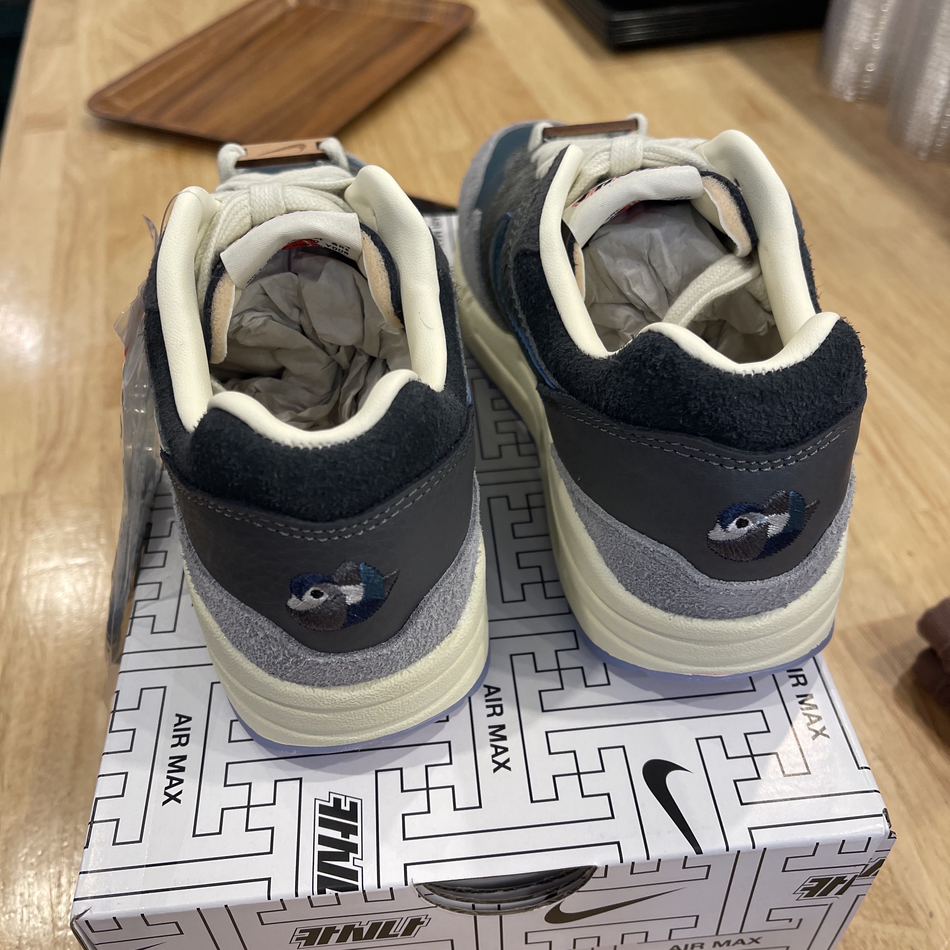 Nike x Kasina Air Max 1 SP Won-Ang Particle Grey 착용 스타일 - 3