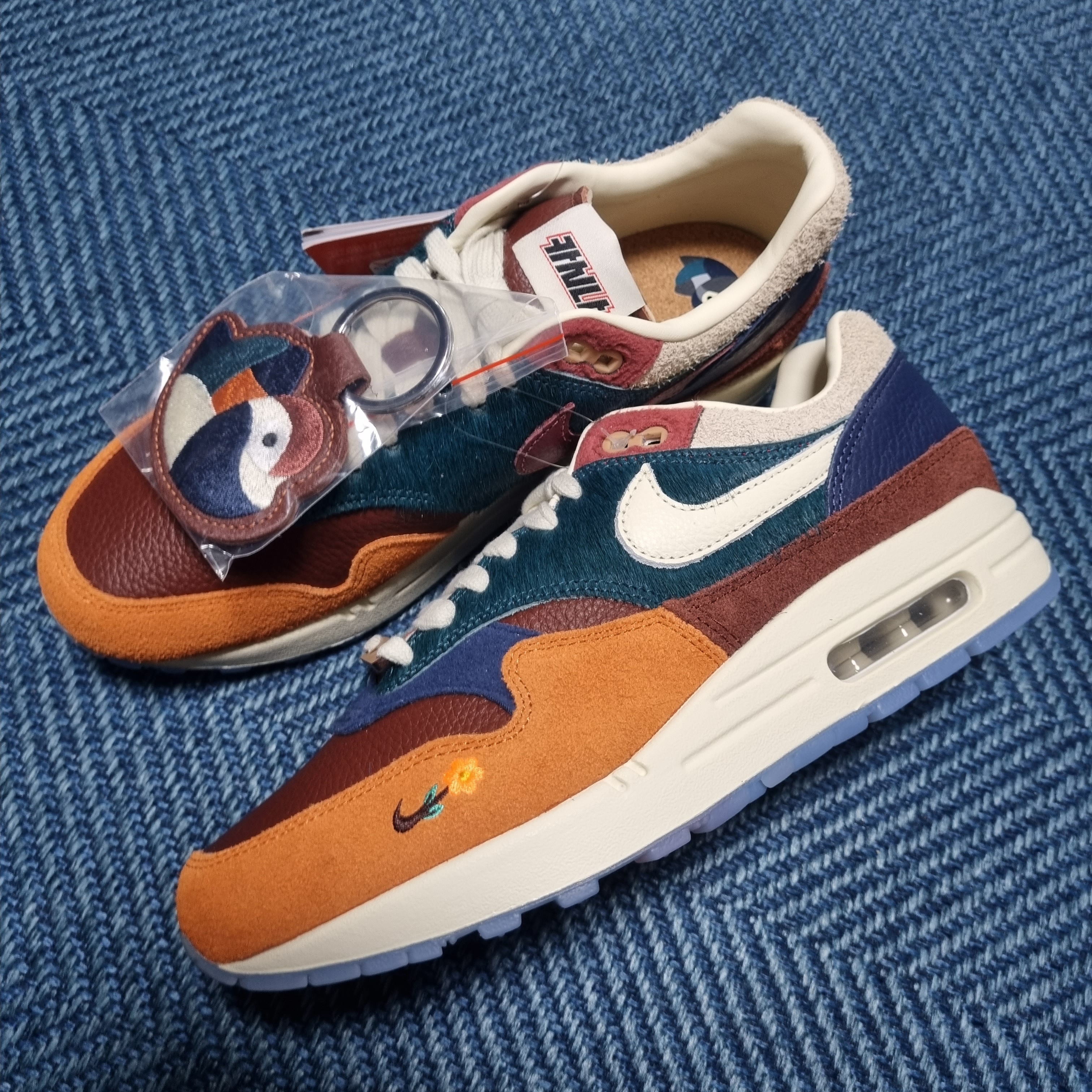 Nike x Kasina Air Max 1 SP Won-Ang Orange 착용 스타일 - 2