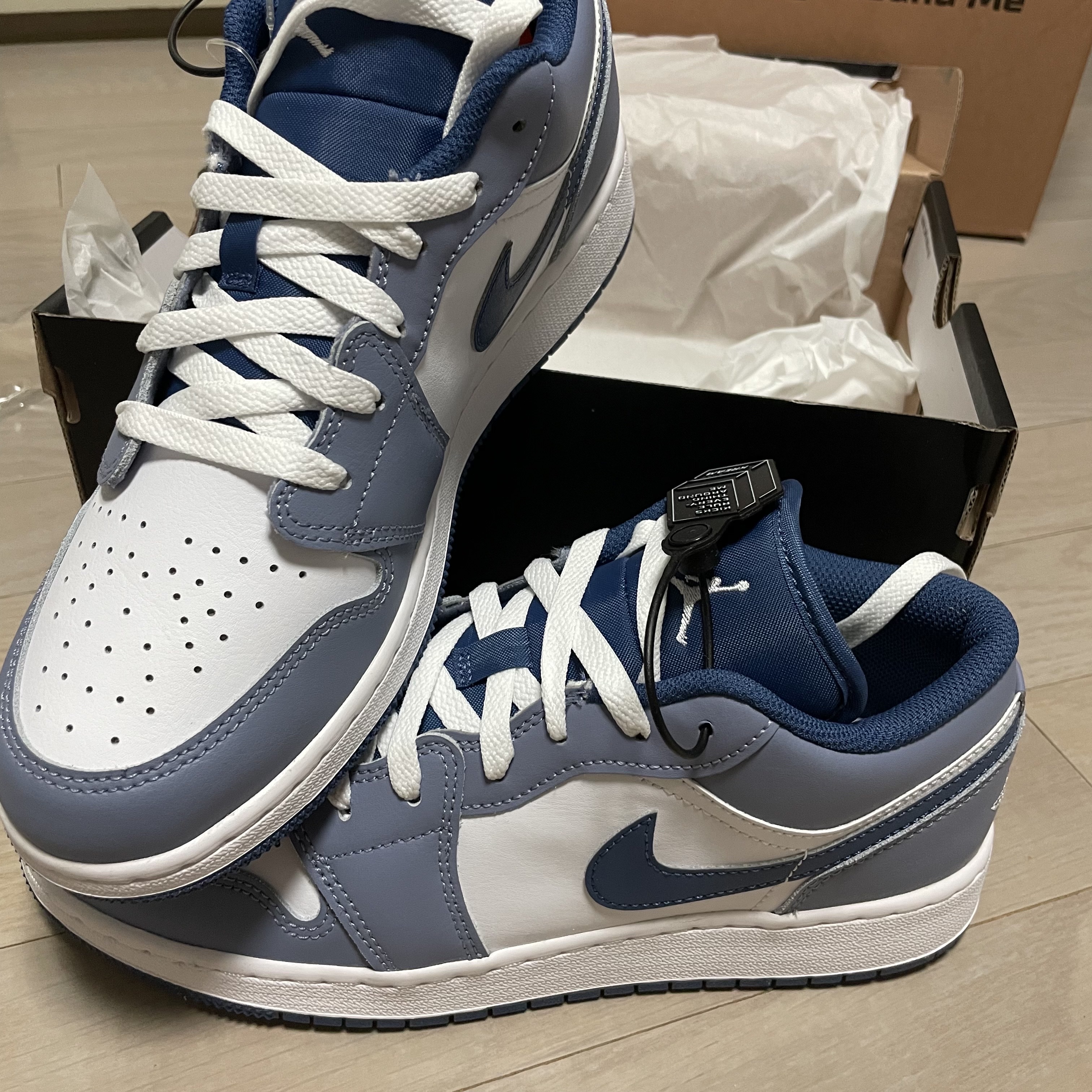(GS) Jordan 1 Low SE Ashen Slate and Mystic Navy 착용 스타일 - 2