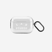 Casetify x IAB Studio Single White Logo AirPods Pro Case Clear