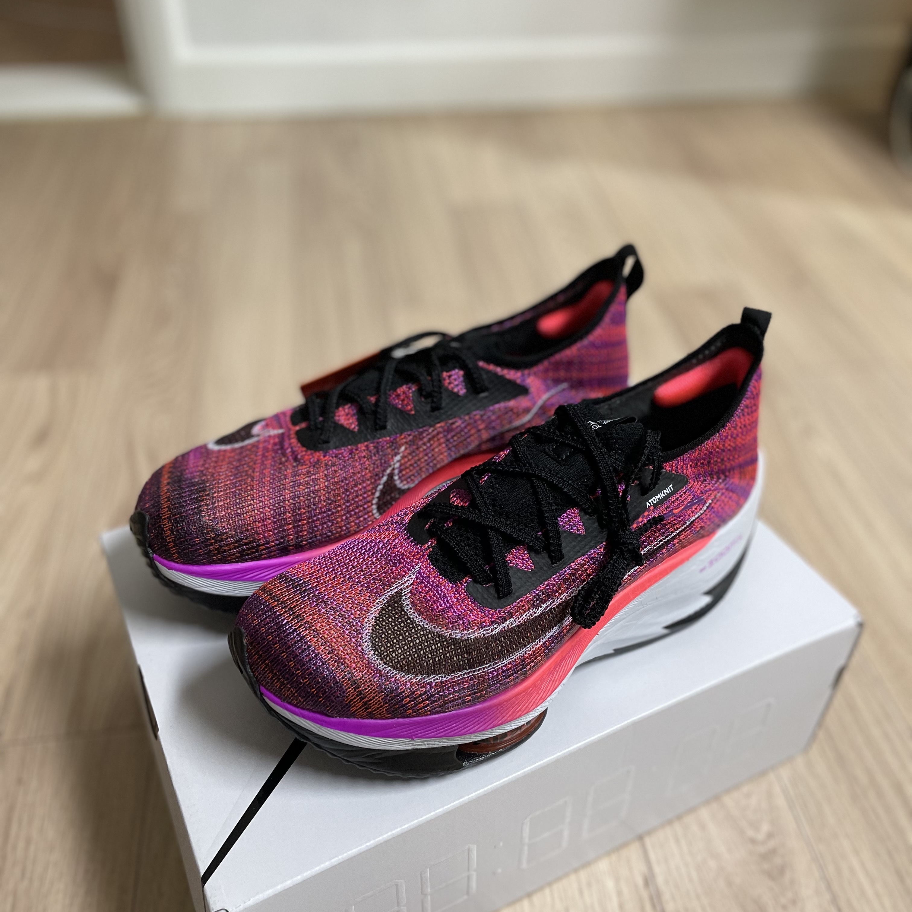 Nike Air Zoom Alphafly Next% Hyper Violet 착용 스타일