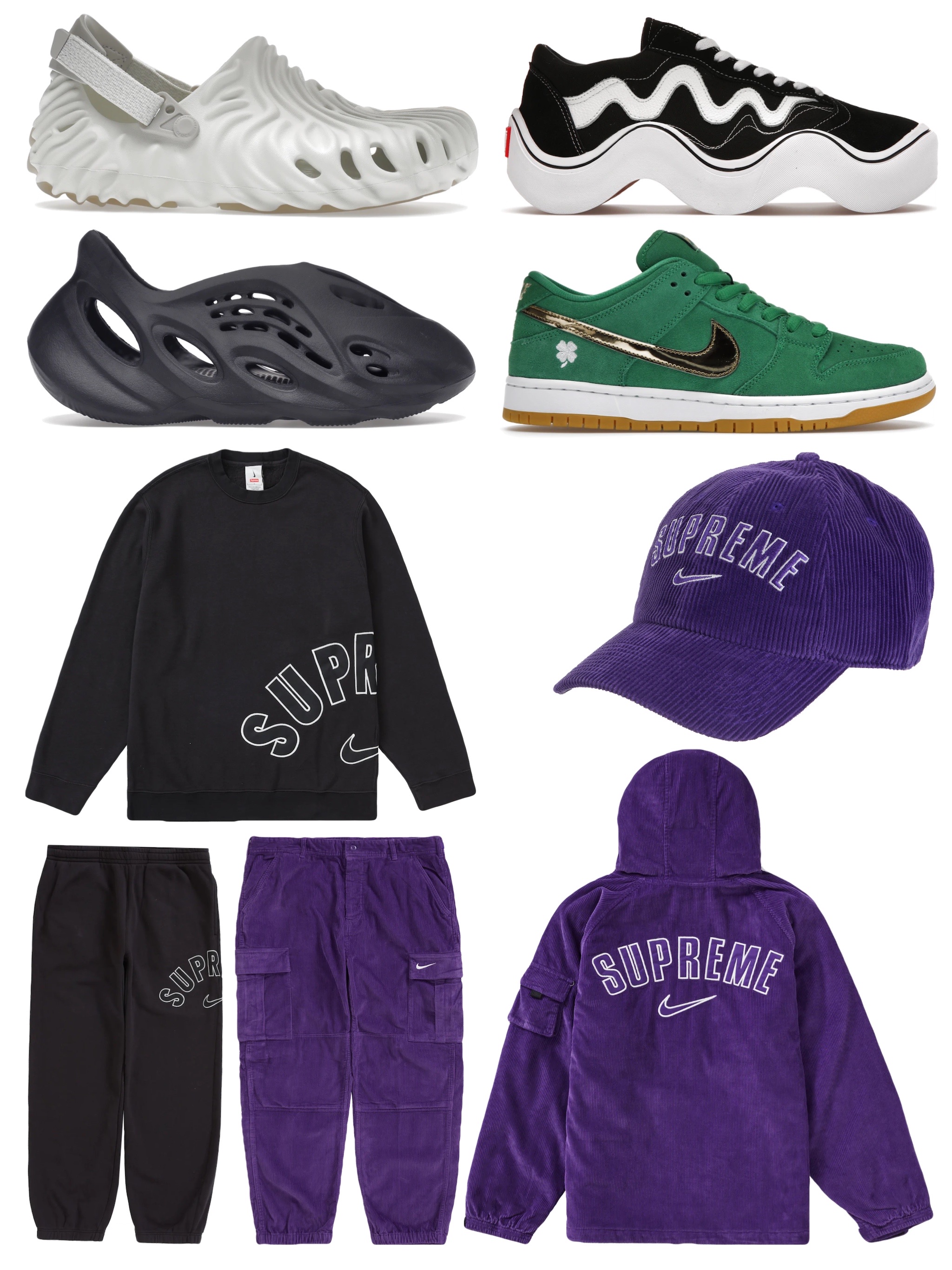 Supreme x The North Face Bandana Hooded Sweatshirt White - 22SS, Supreme x The North Face Bandana Sweatpants White - 22SS 착용 스타일 - 2