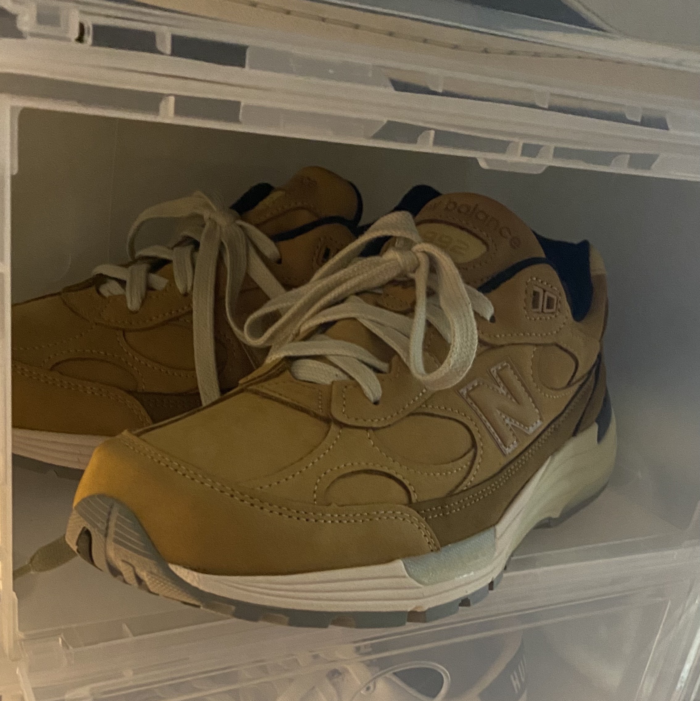 New Balance 992 Made in USA Brown 착용 스타일