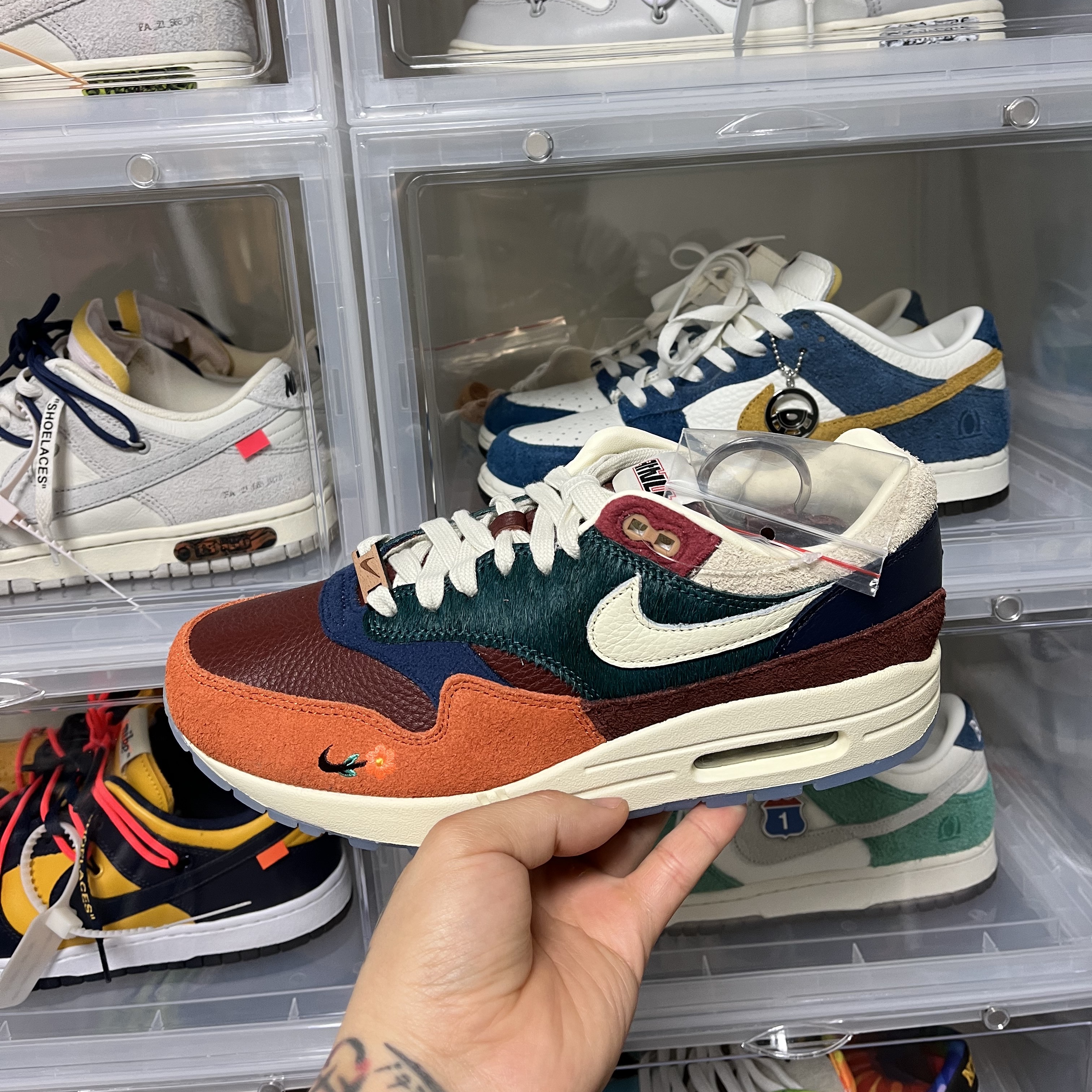 Nike x Kasina Air Max 1 SP Won-Ang Orange 착용 스타일
