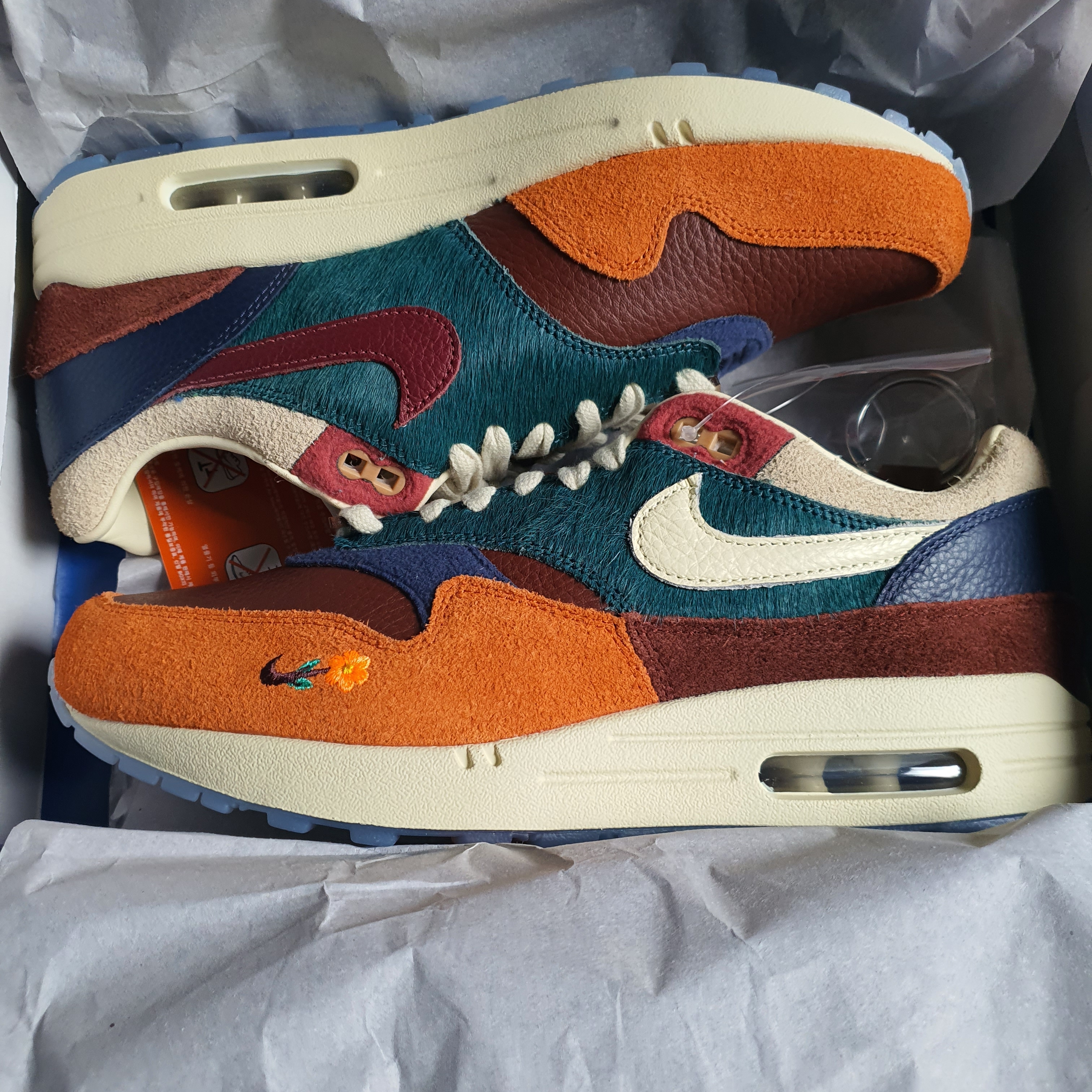Nike x Kasina Air Max 1 SP Won-Ang Orange 착용 스타일 - 1