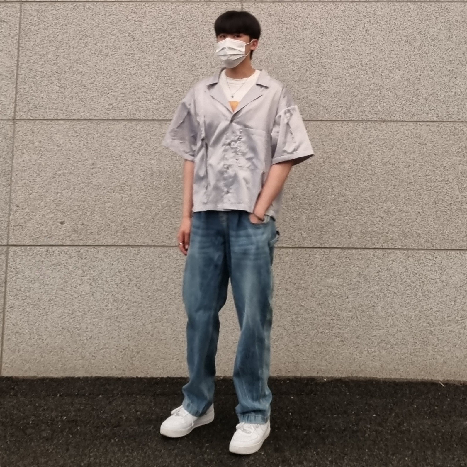 Nike Air Force 1 '07 Low White 착용 스타일