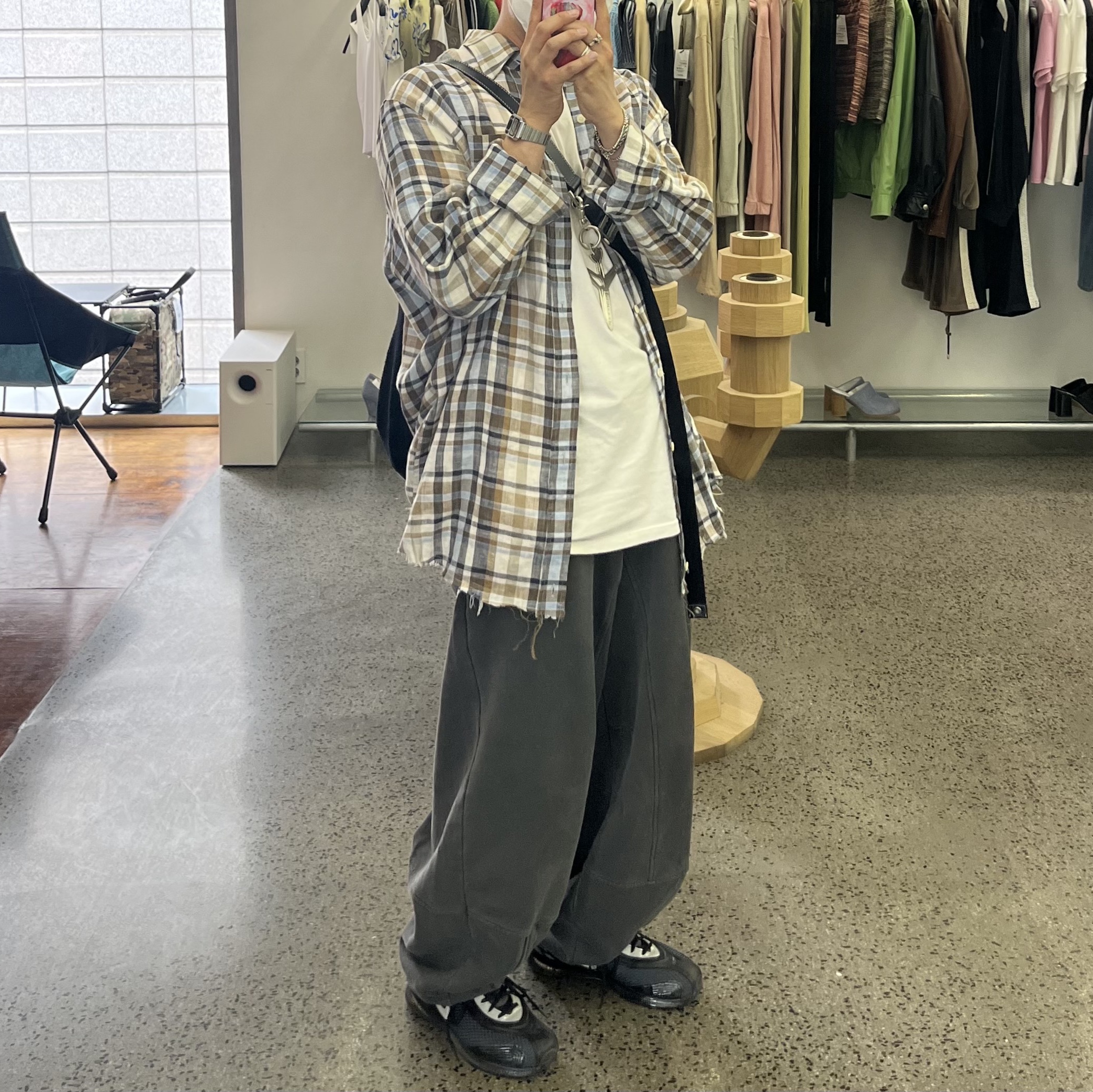 Asics x Kiko Kostadinov Gel-Sokat 2 Carrier Grey 착용 스타일