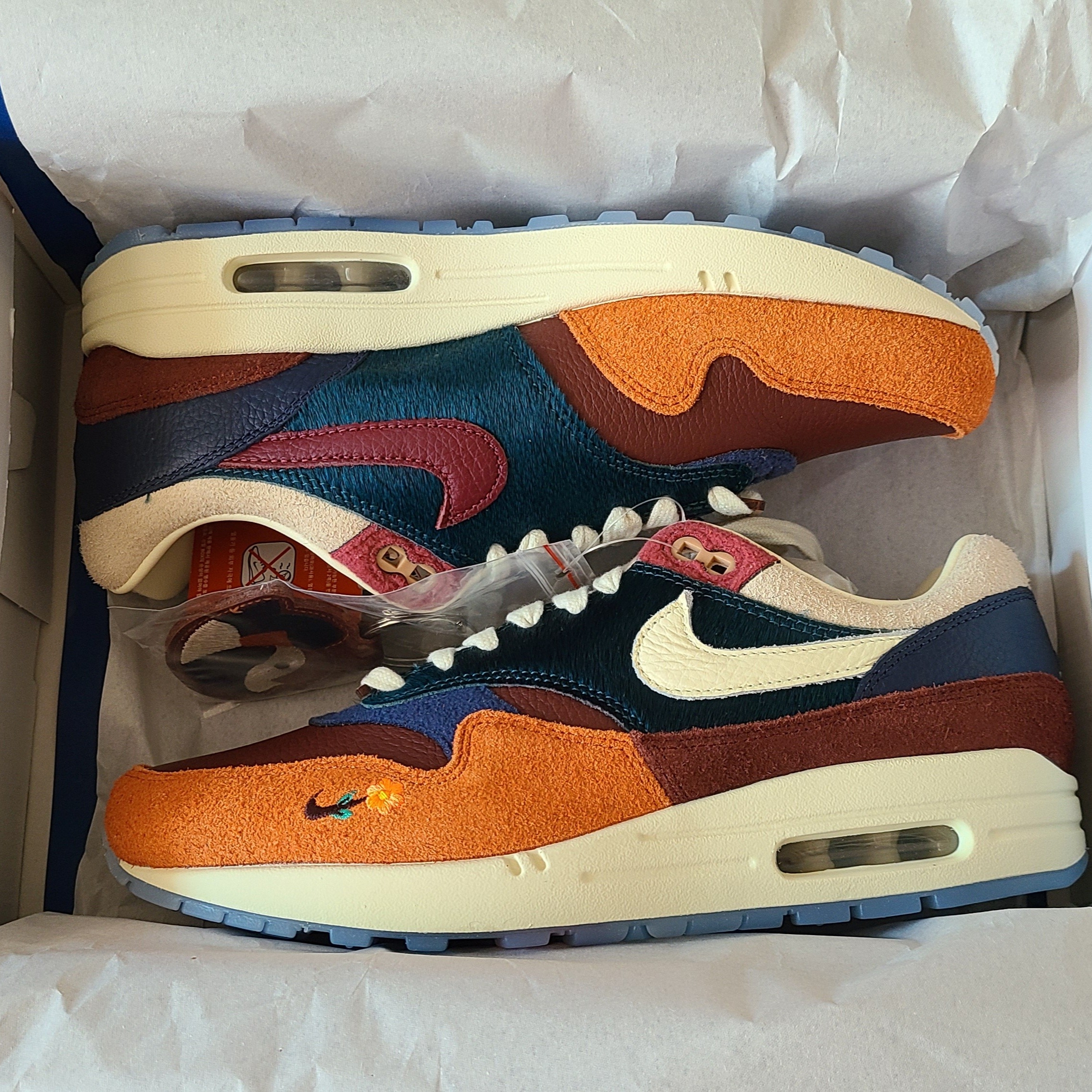 Nike x Kasina Air Max 1 SP Won-Ang Orange 착용 스타일