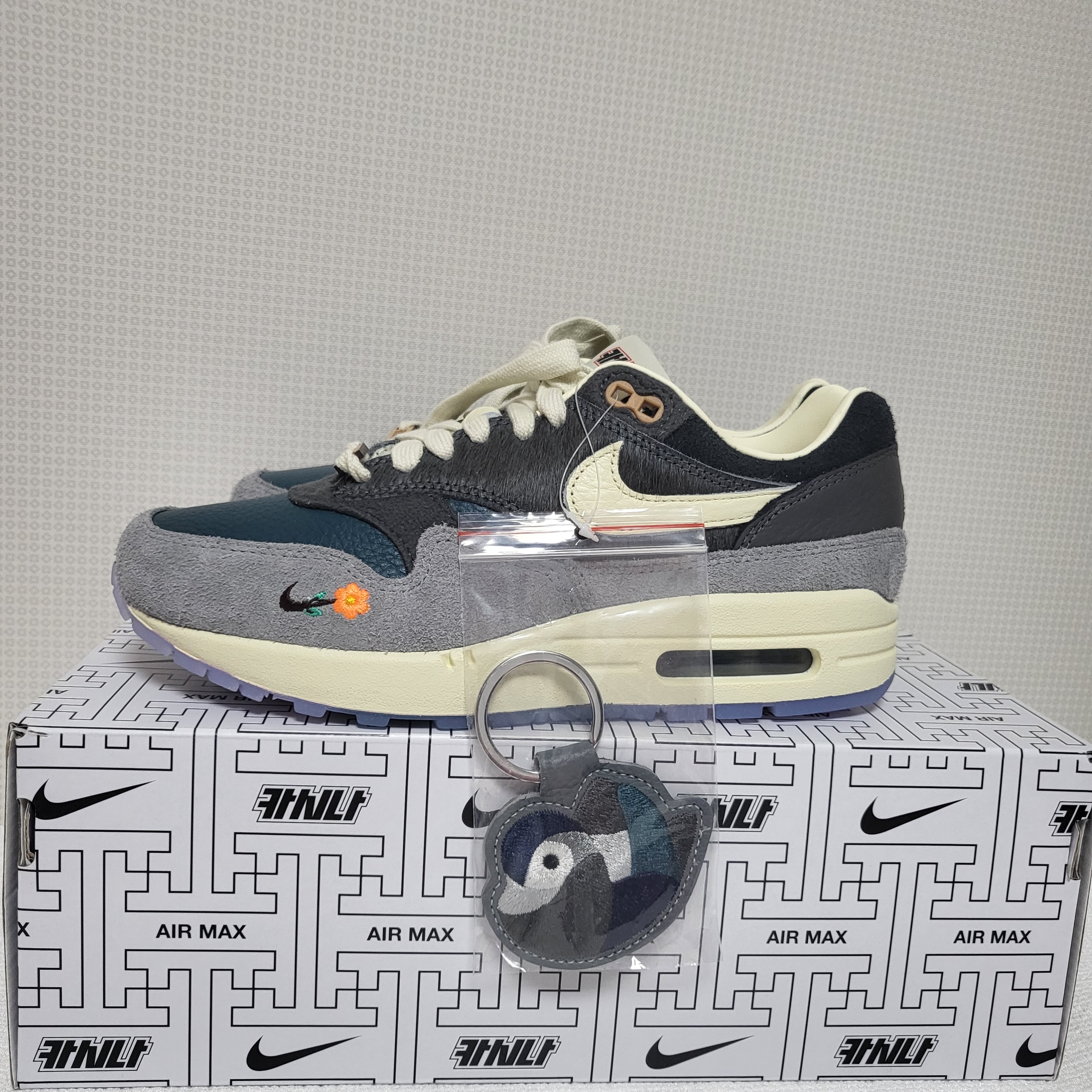 Nike x Kasina Air Max 1 SP Won-Ang Particle Grey 착용 스타일
