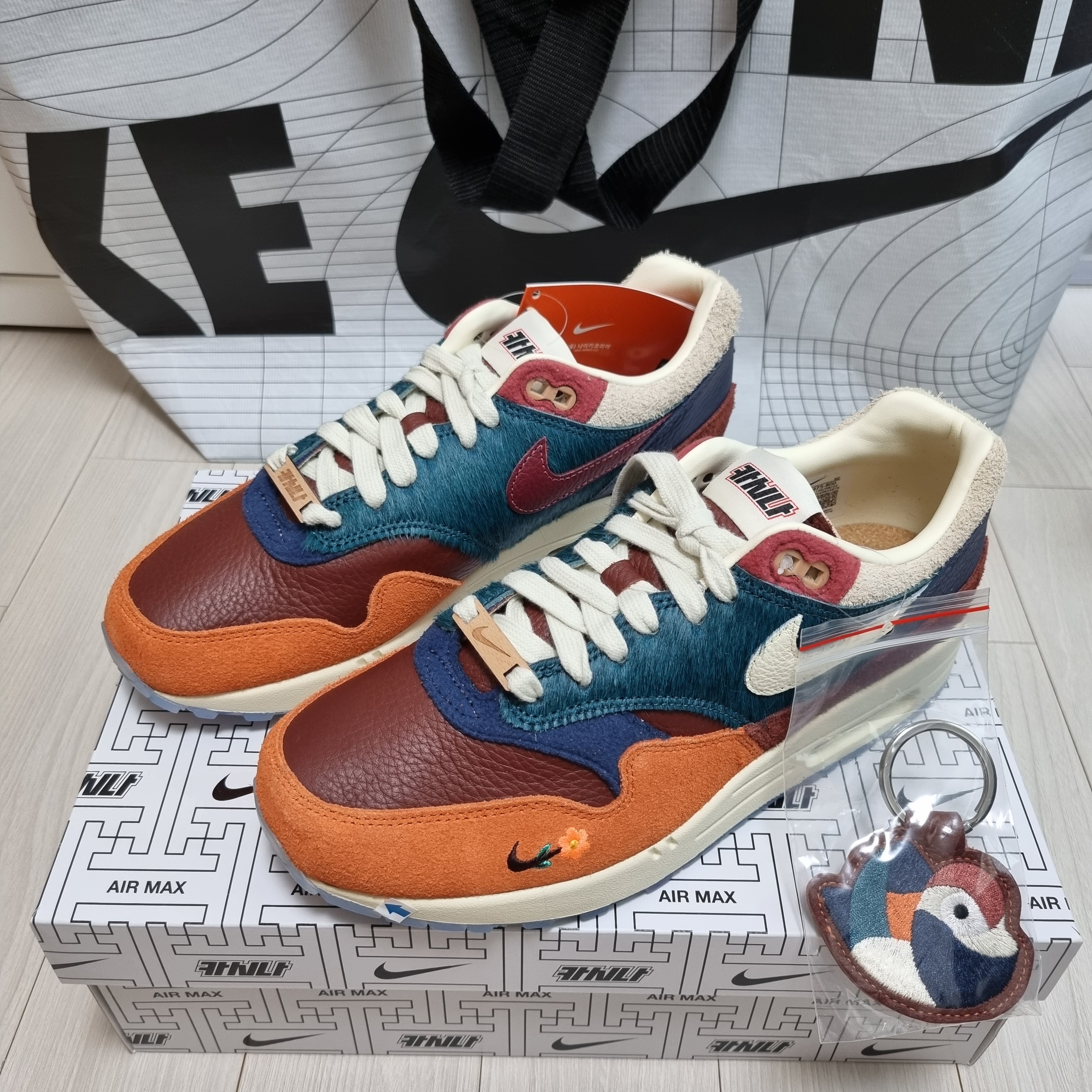 Nike x Kasina Air Max 1 SP Won-Ang Orange 착용 스타일