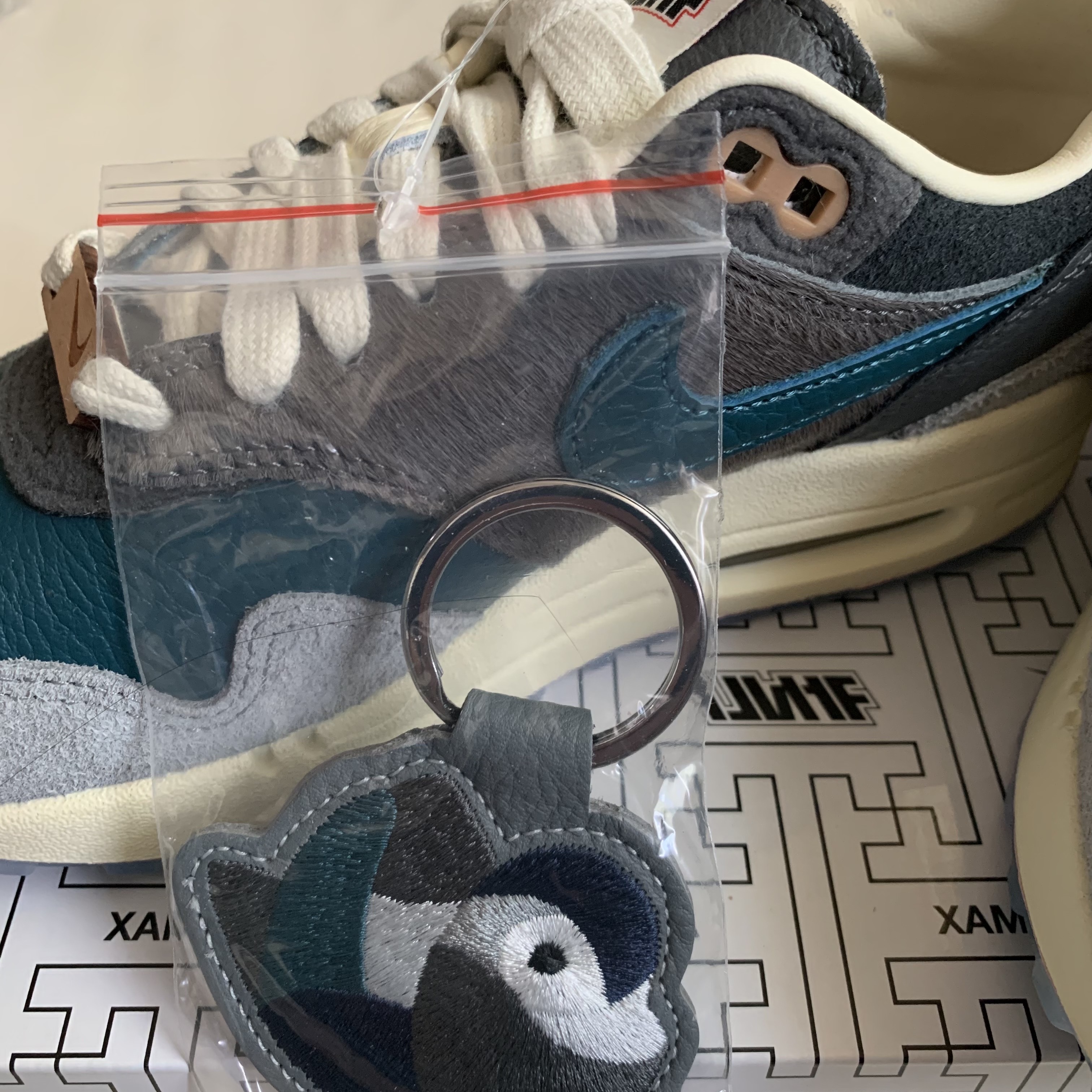 Nike x Kasina Air Max 1 SP Won-Ang Particle Grey 착용 스타일 - 2