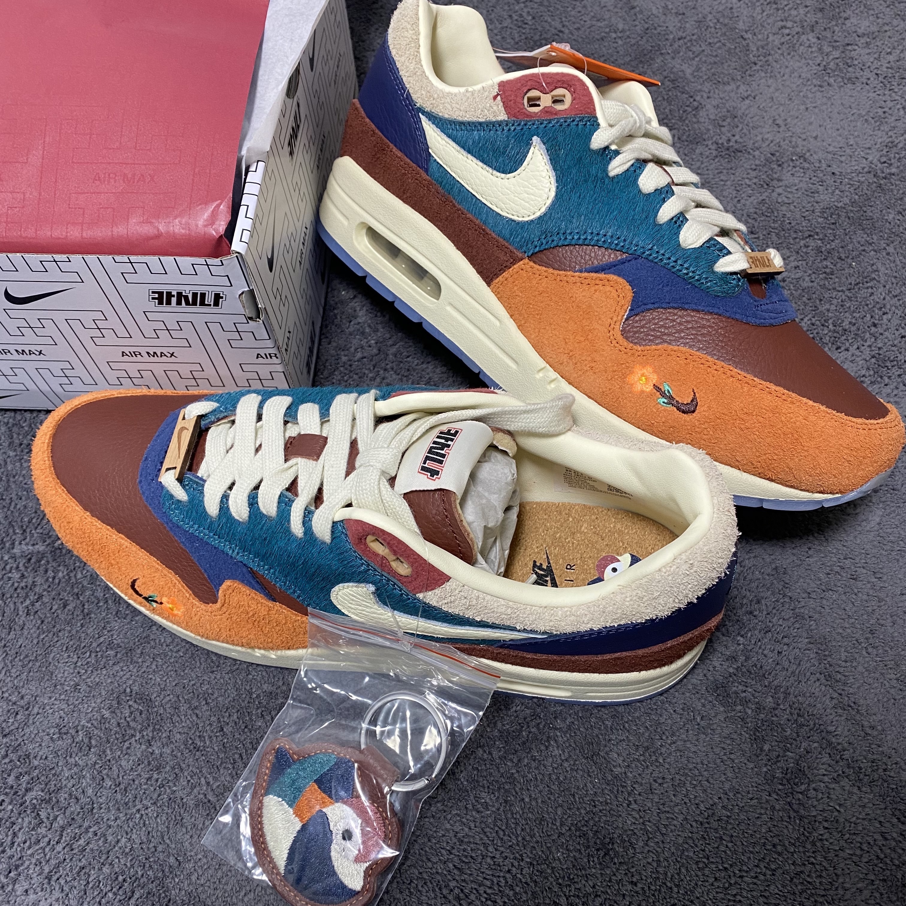 Nike x Kasina Air Max 1 SP Won-Ang Orange 착용 스타일 - 1