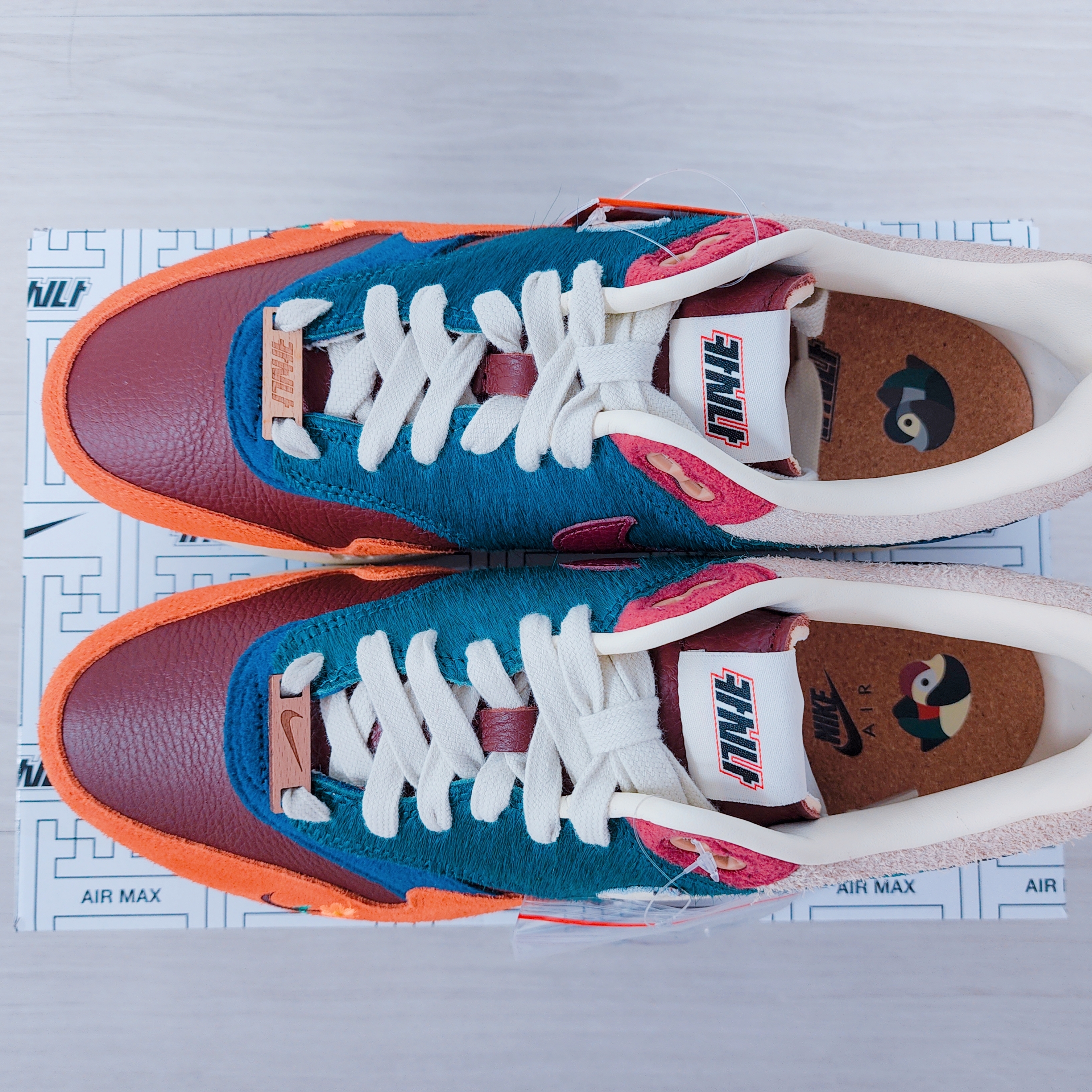 Nike x Kasina Air Max 1 SP Won-Ang Orange 착용 스타일 - 3