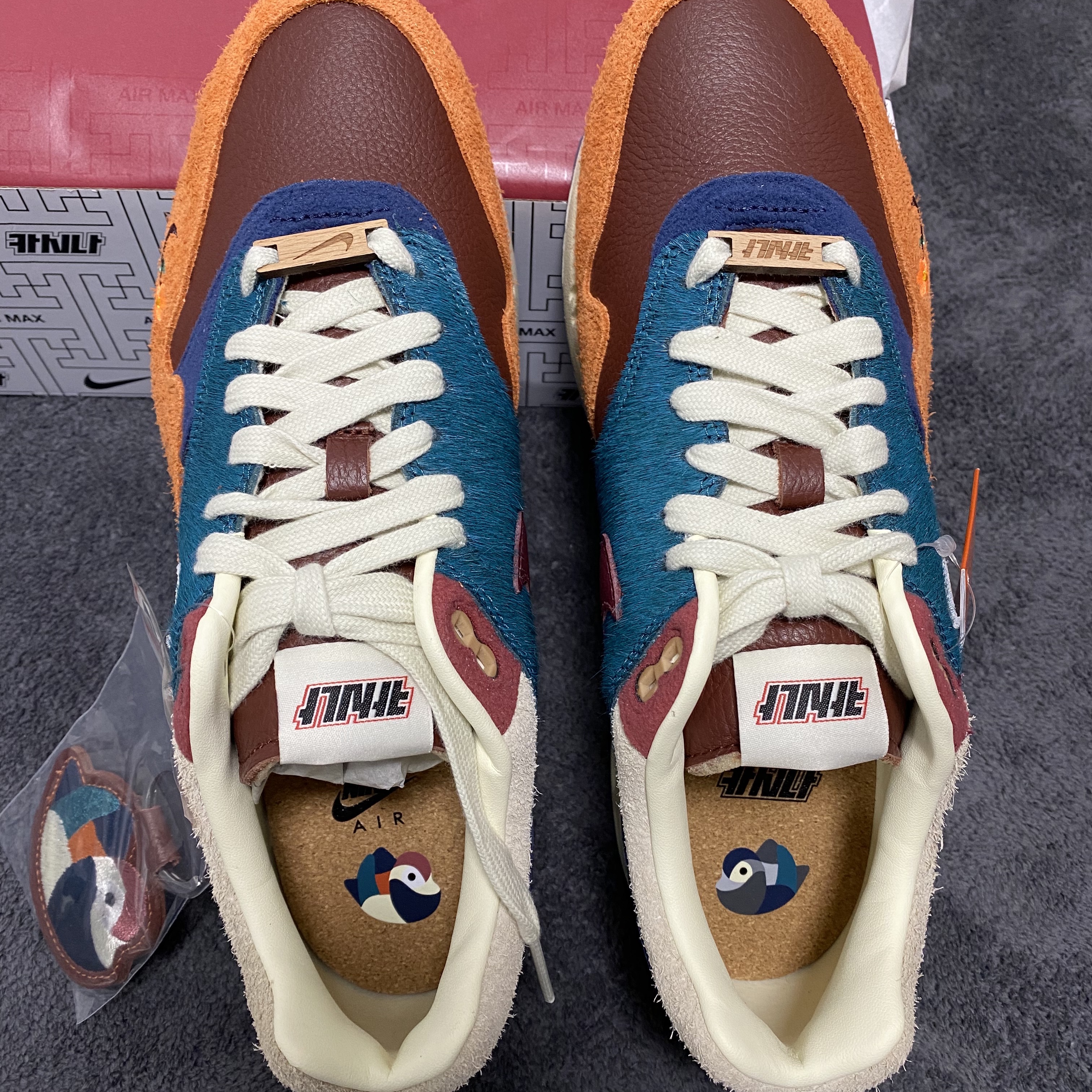 Nike x Kasina Air Max 1 SP Won-Ang Orange 착용 스타일 - 3