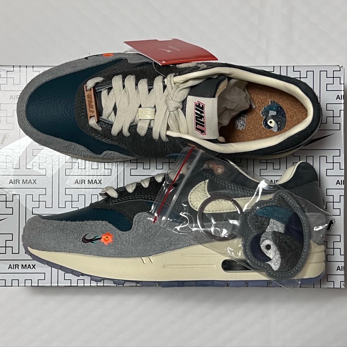 Nike x Kasina Air Max 1 SP Won-Ang Particle Grey 착용 스타일 - 2