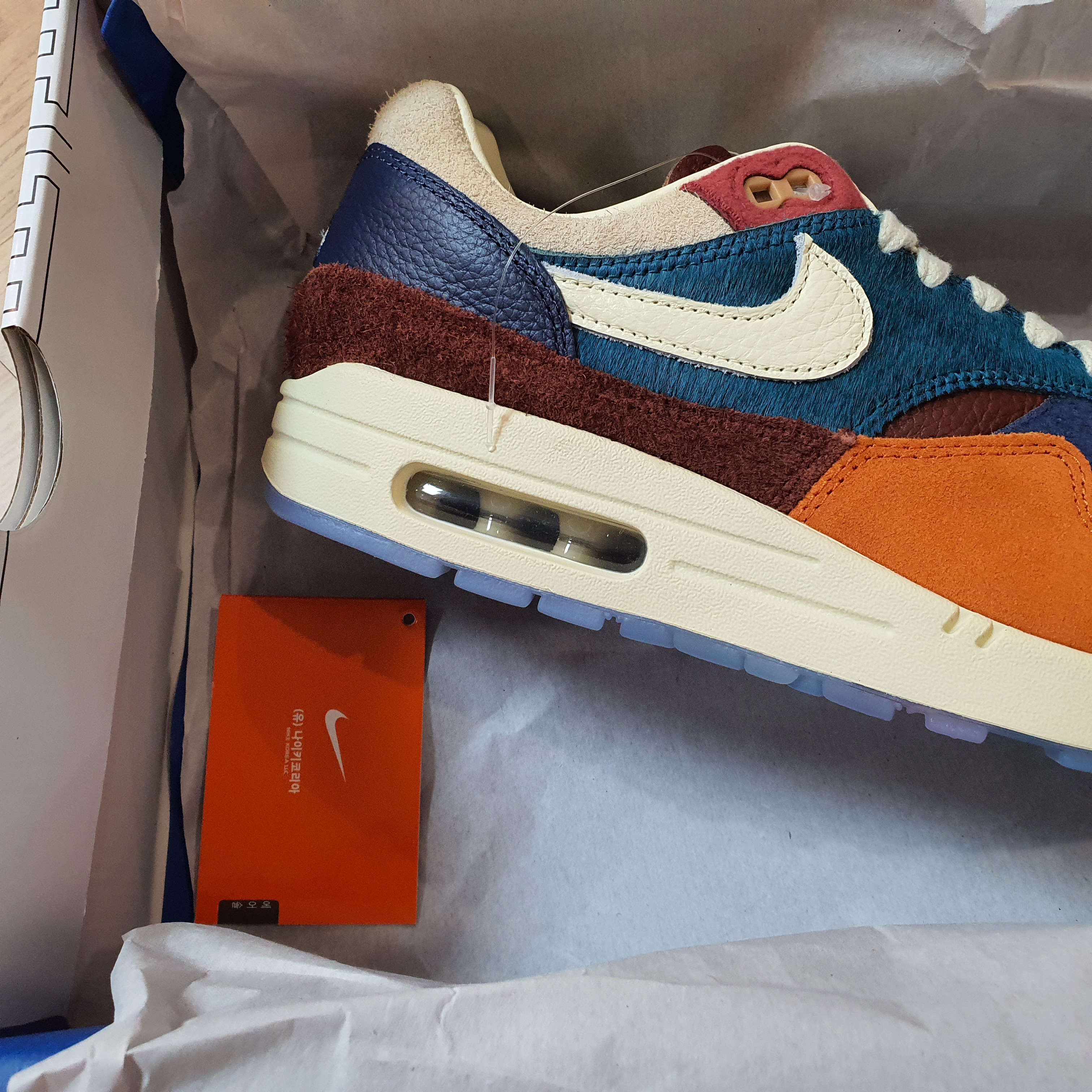 Nike x Kasina Air Max 1 SP Won-Ang Orange 착용 스타일 - 3