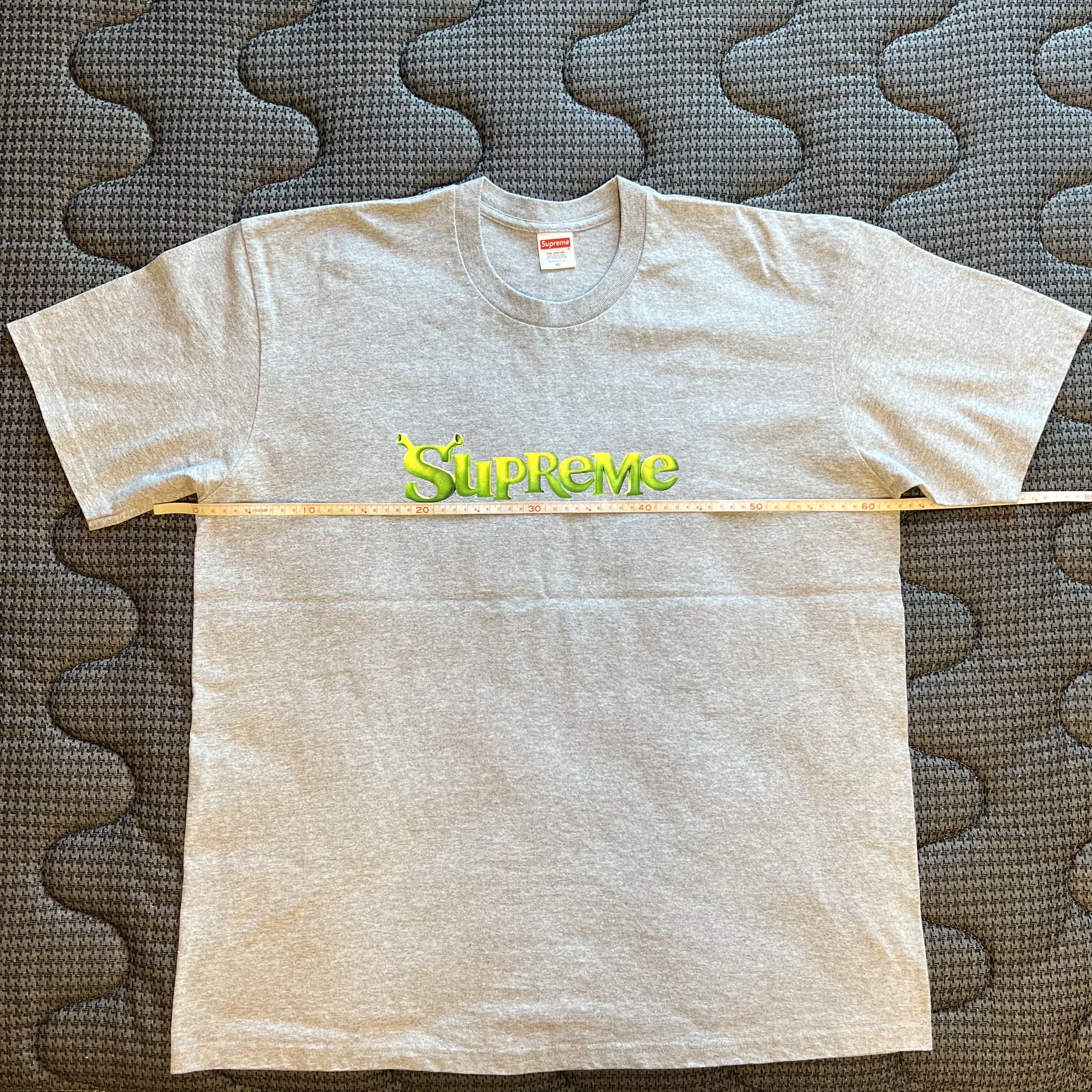 Supreme Shrek T-Shirt Heather Grey - 21FW 착용 스타일