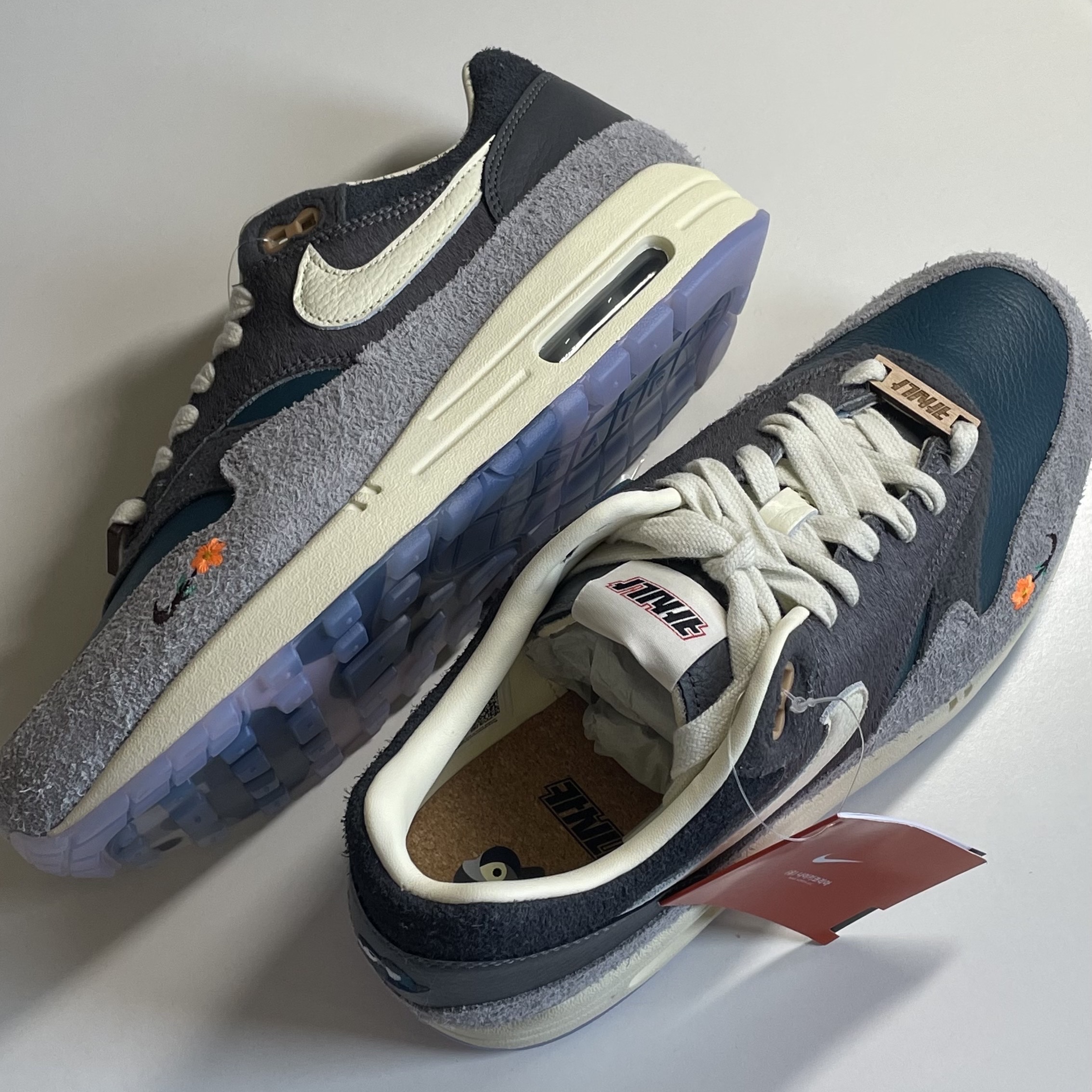 Nike x Kasina Air Max 1 SP Won-Ang Particle Grey 착용 스타일 - 2