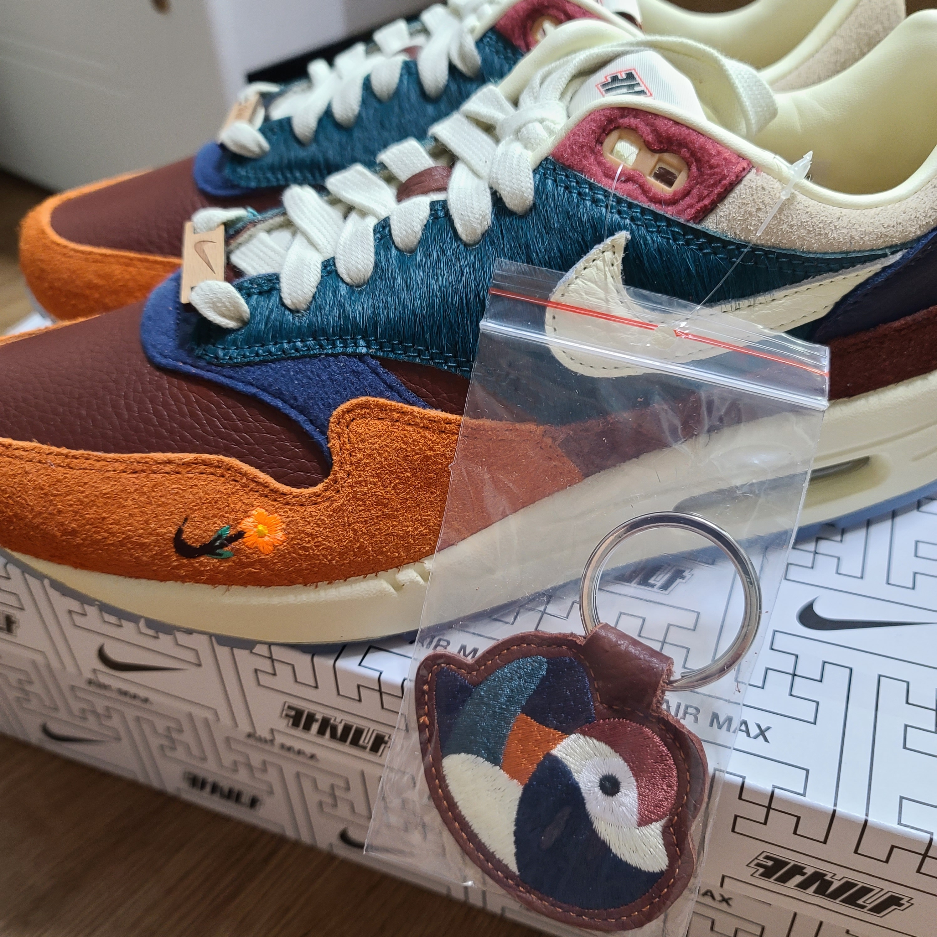 Nike x Kasina Air Max 1 SP Won-Ang Orange 착용 스타일 - 4