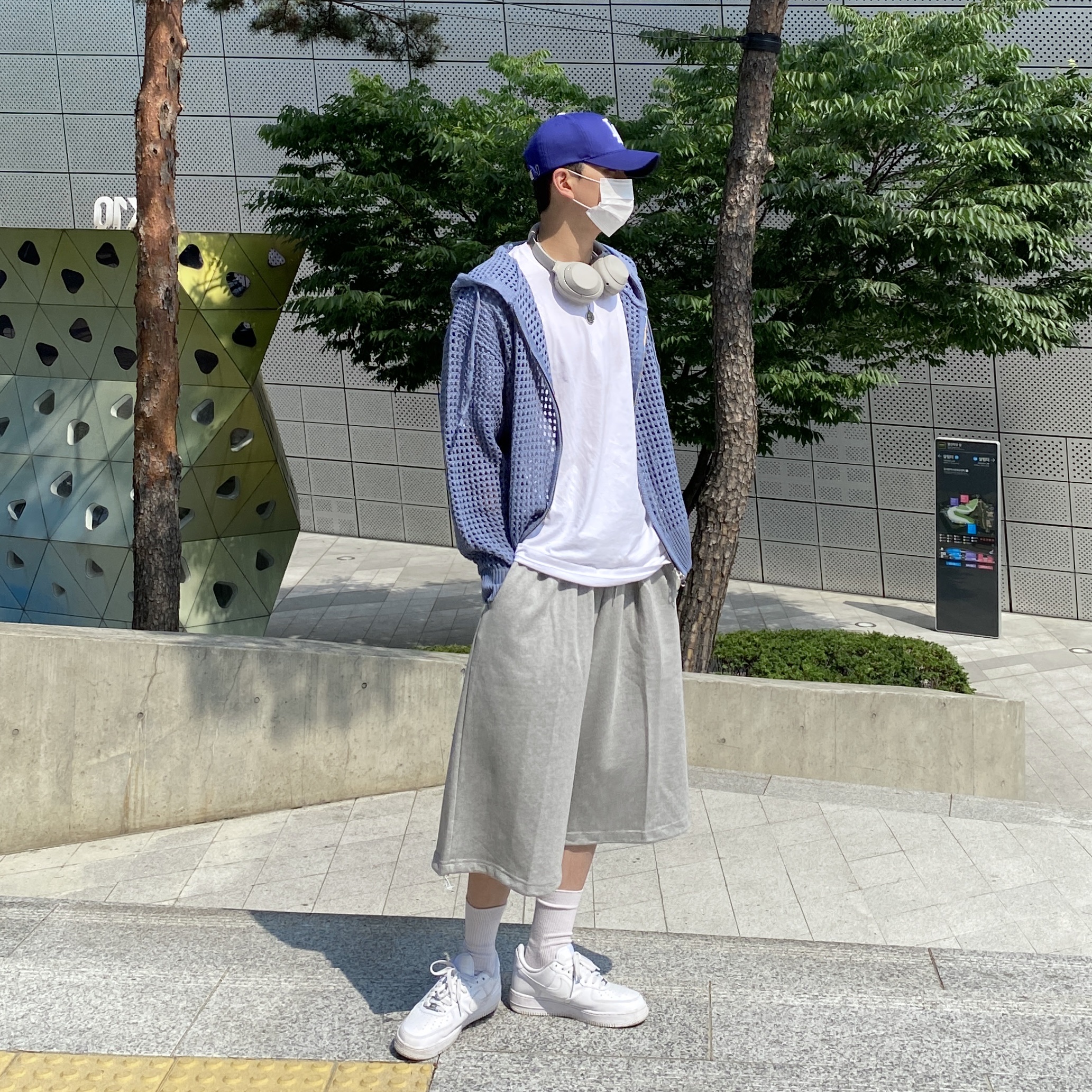 Nike Air Force 1 '07 Low White 착용 스타일