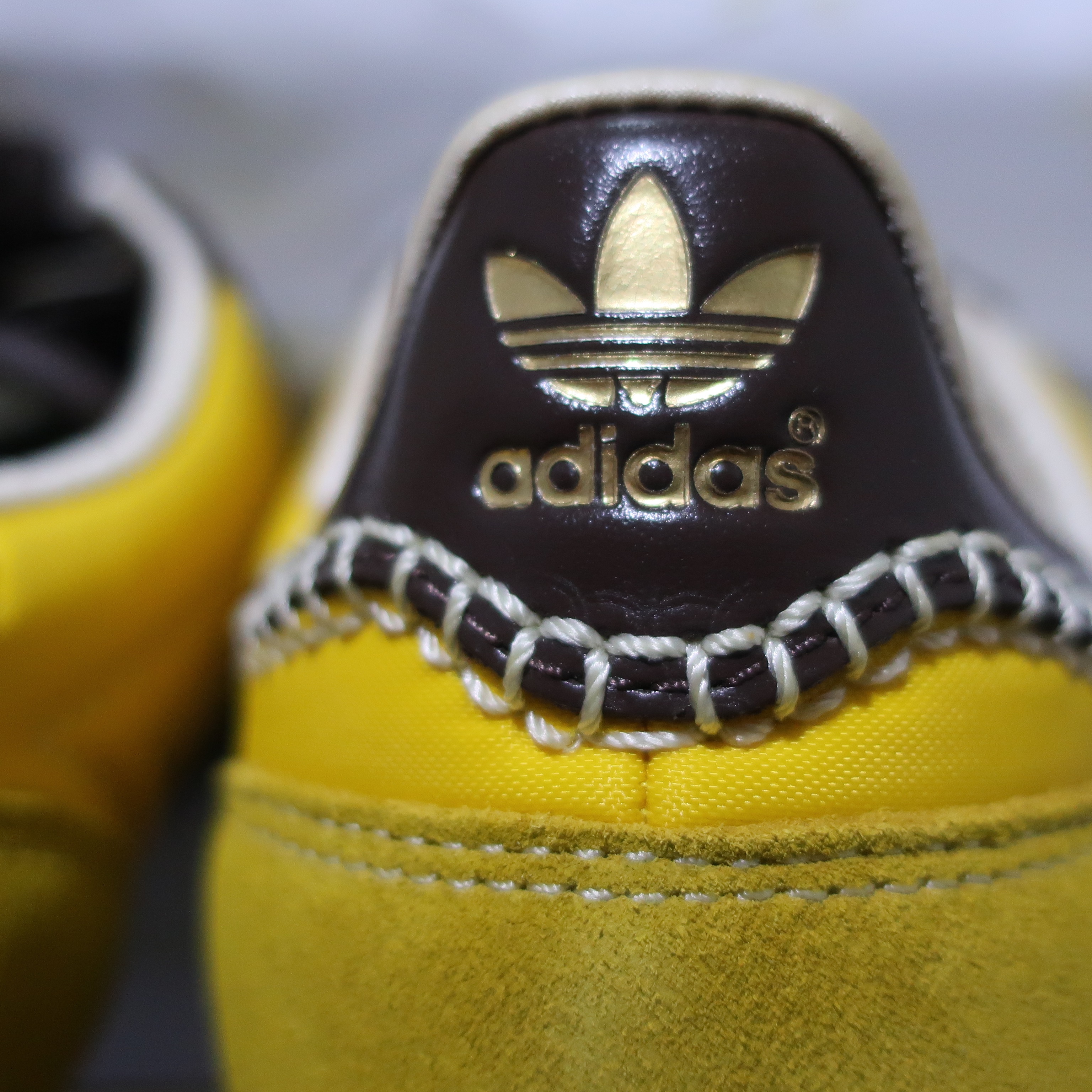 Adidas x Wales Bonner Japan Shoes Hazy Yellow Dark Brown 착용 스타일 - 3