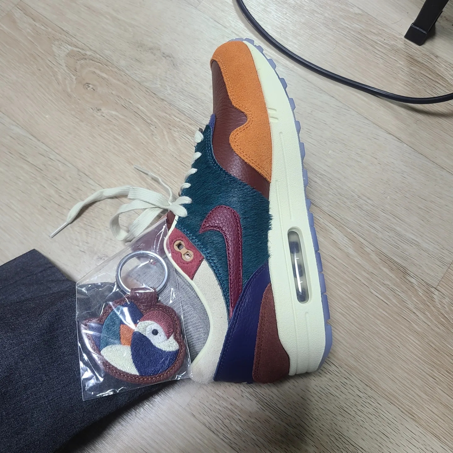 Nike x Kasina Air Max 1 SP Won-Ang Orange 착용 스타일 - 3