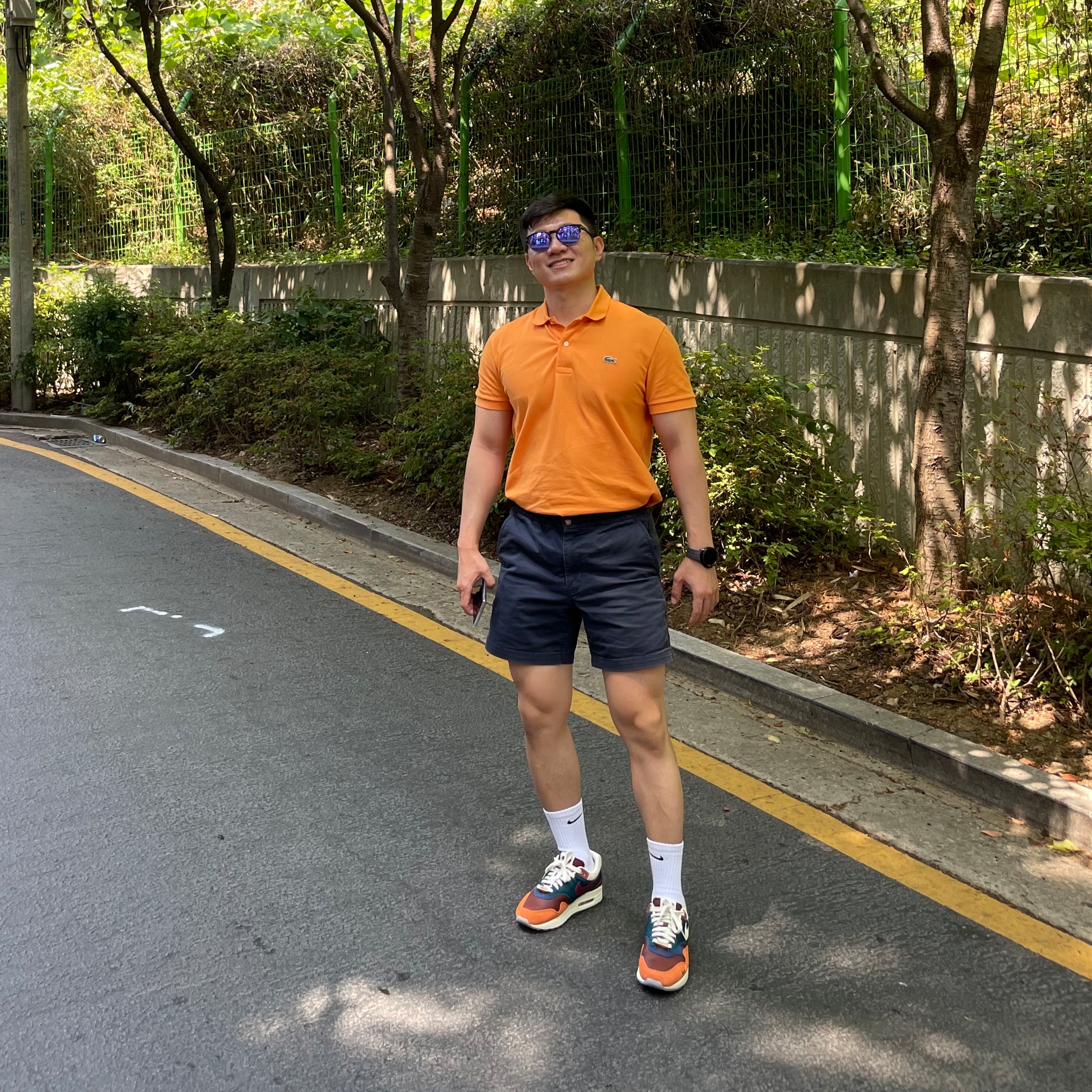 Nike x Kasina Air Max 1 SP Won-Ang Orange 착용 스타일