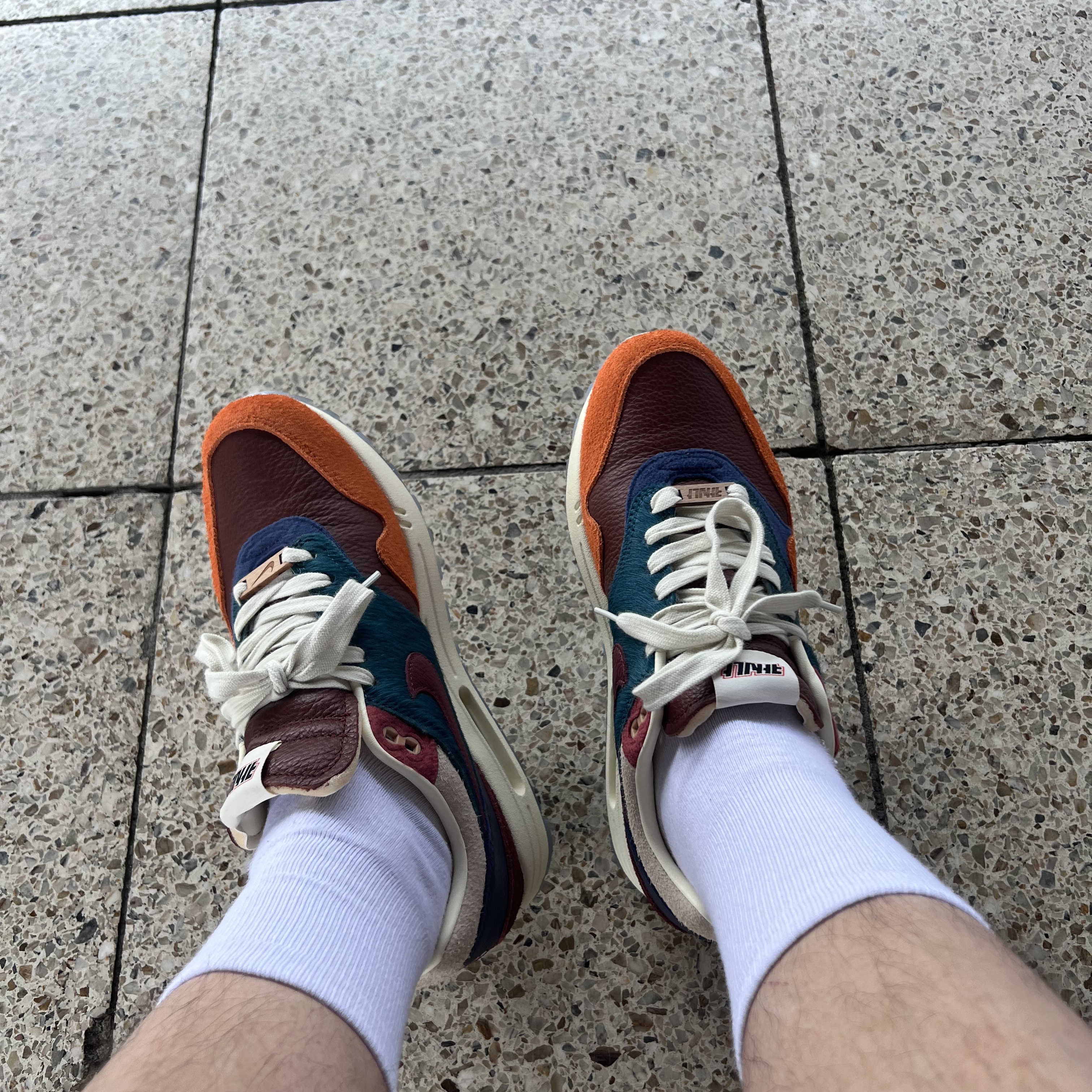 Nike x Kasina Air Max 1 SP Won-Ang Orange 착용 스타일 - 2