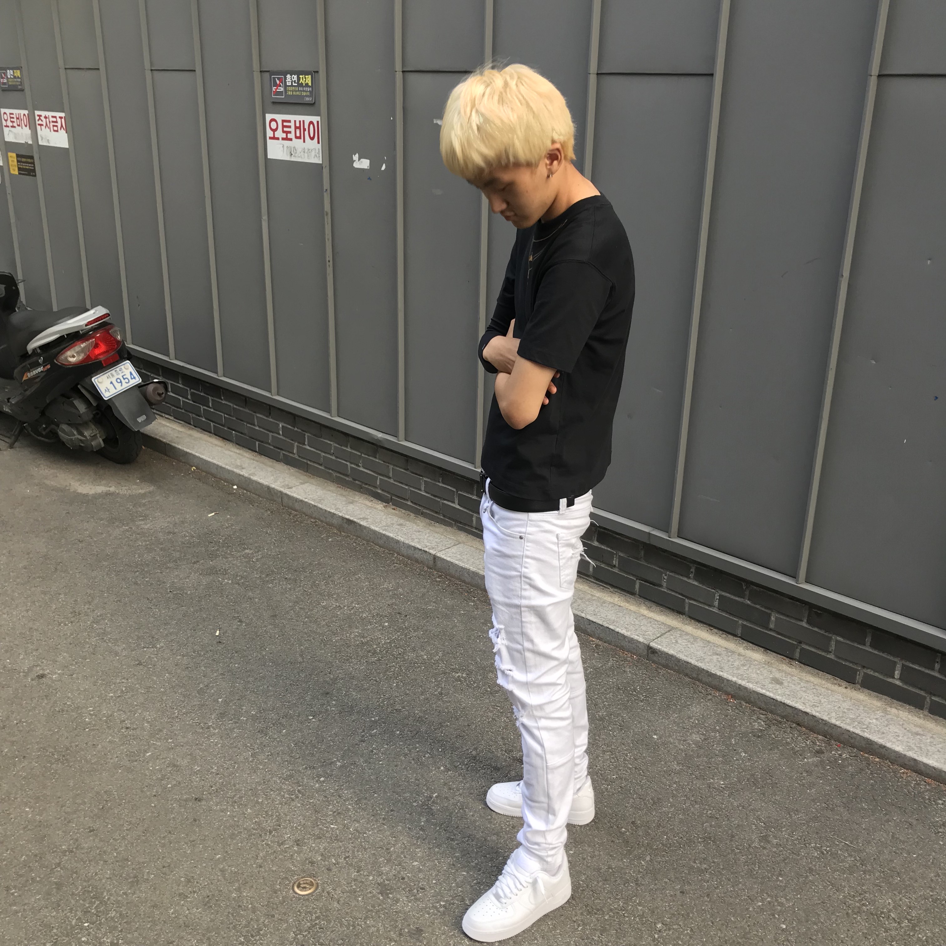 Nike Air Force 1 '07 Low White 착용 스타일